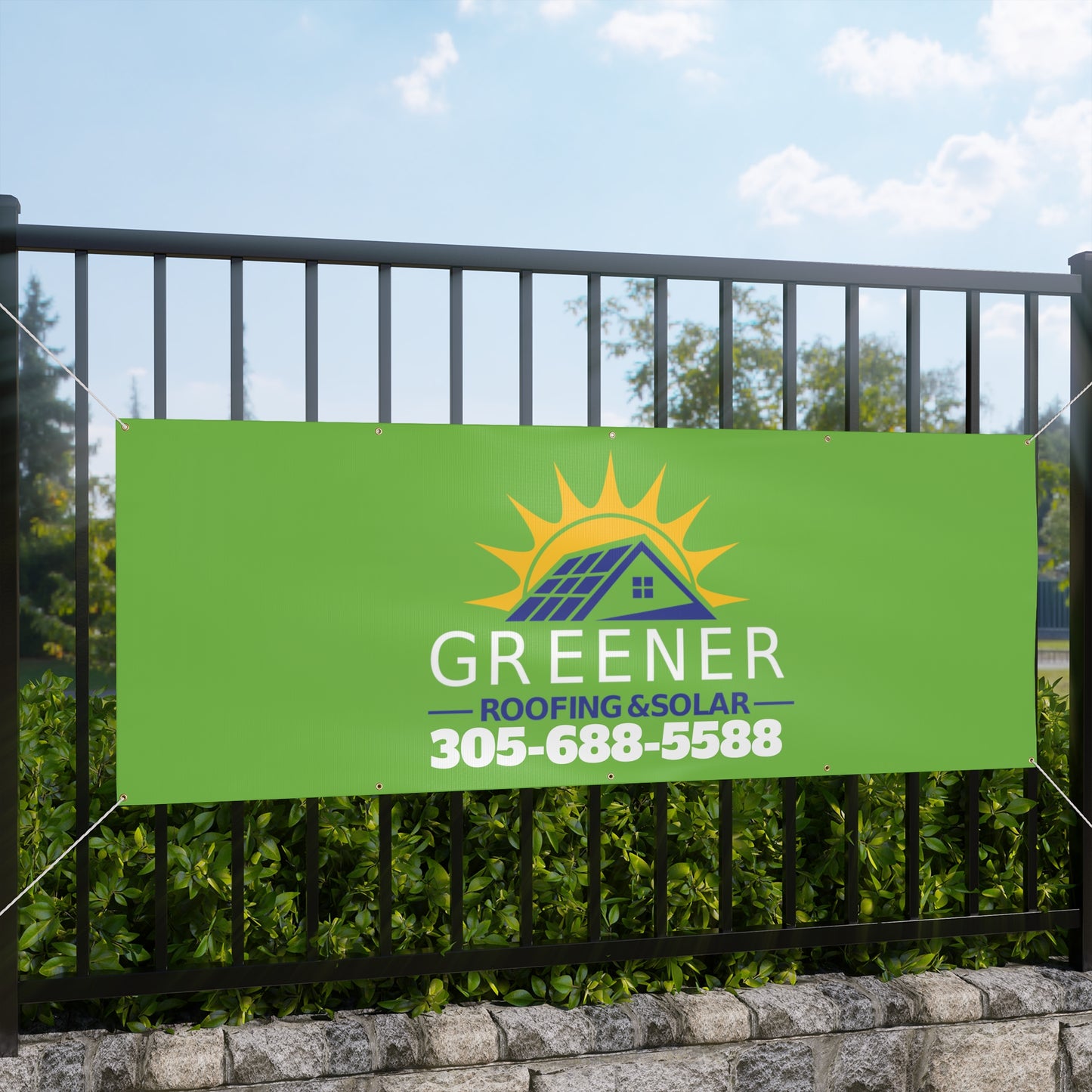 Greener Roofing - Matte Banner