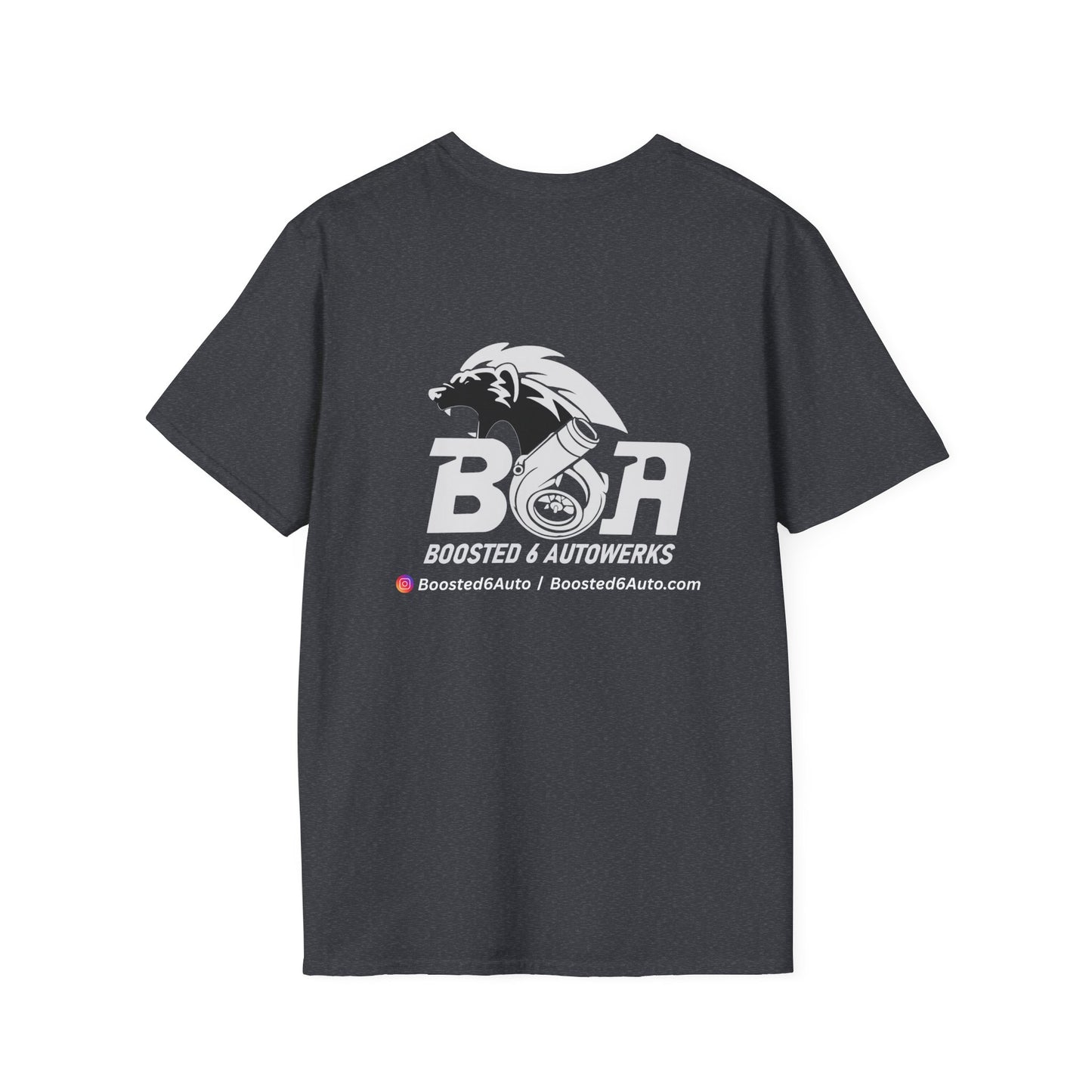 Boosted6Auto Unisex T-Shirt - Trendy Car Enthusiast Apparel