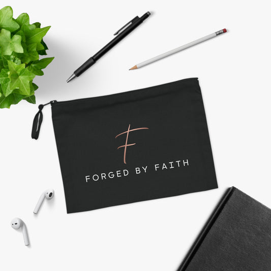 Forged by Faith Pencil Case - Faith-Based Organization & Purposeful Design