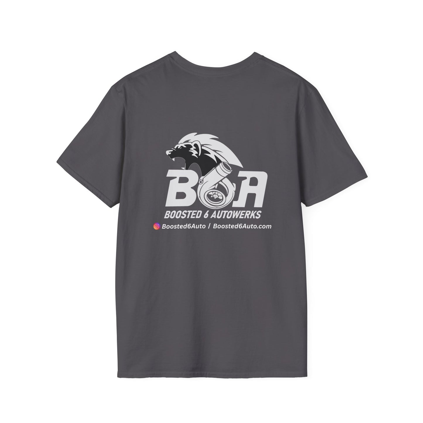 Boosted6Auto Unisex T-Shirt - Trendy Car Enthusiast Apparel
