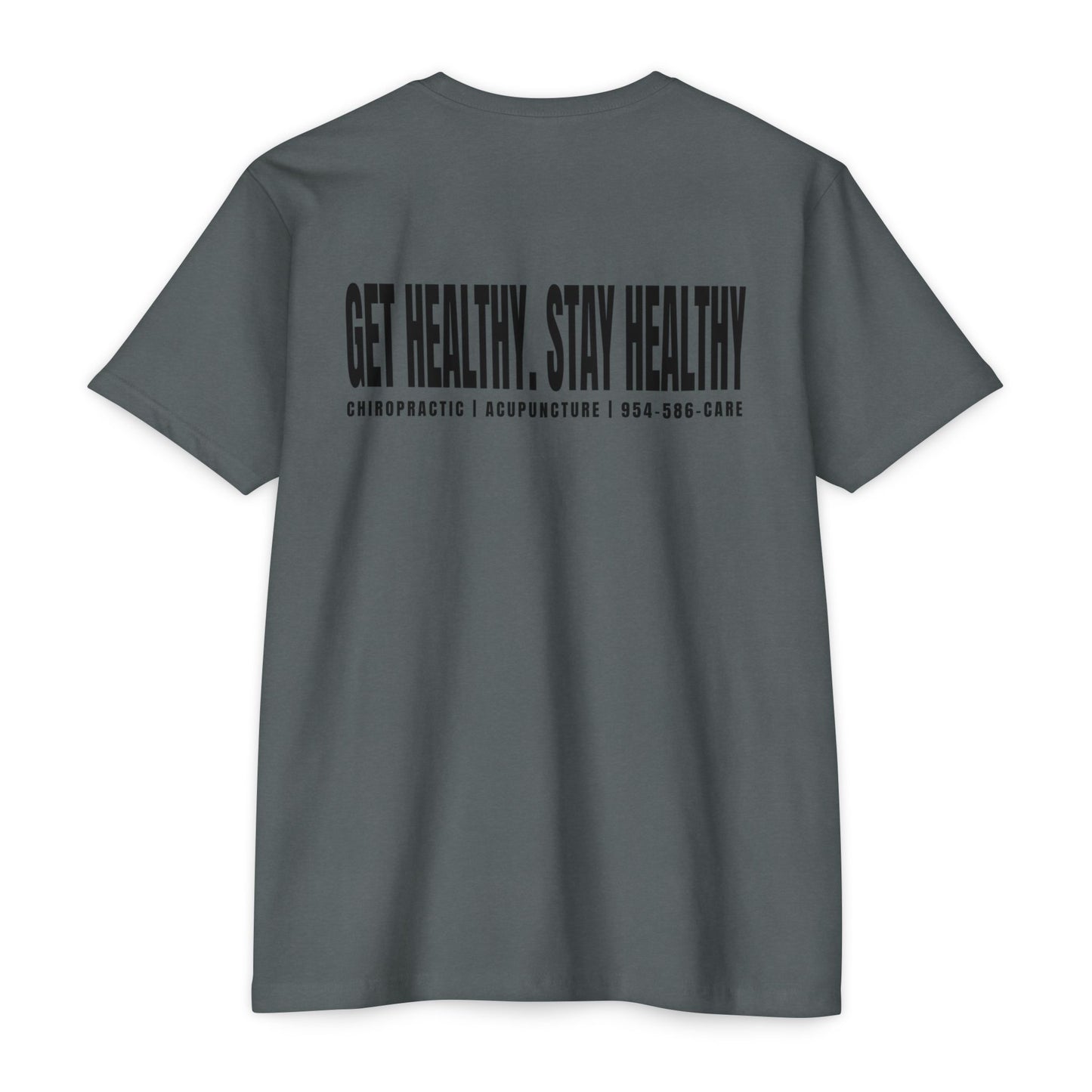 Unisex Care Wellness T-Shirt - Get Healthy, Stay Healthy Design