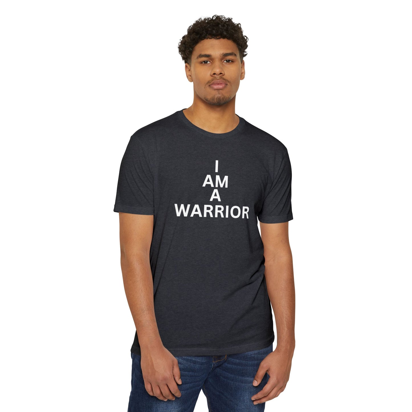 I Am A Warrior - Samaritan Warrior T-shirt - Angel in Back - Demo1