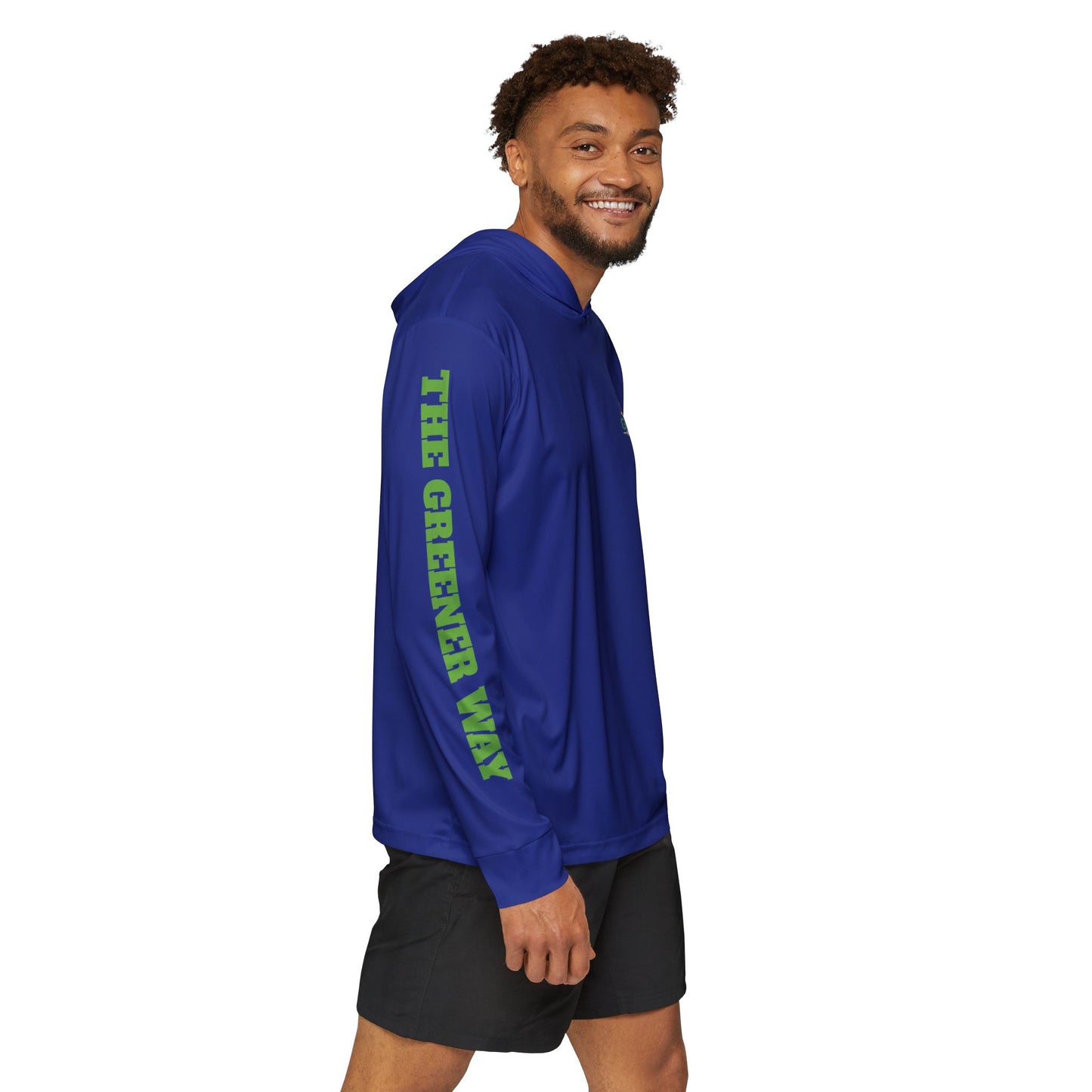 Greener Roofing - Blue Men - Hoodie