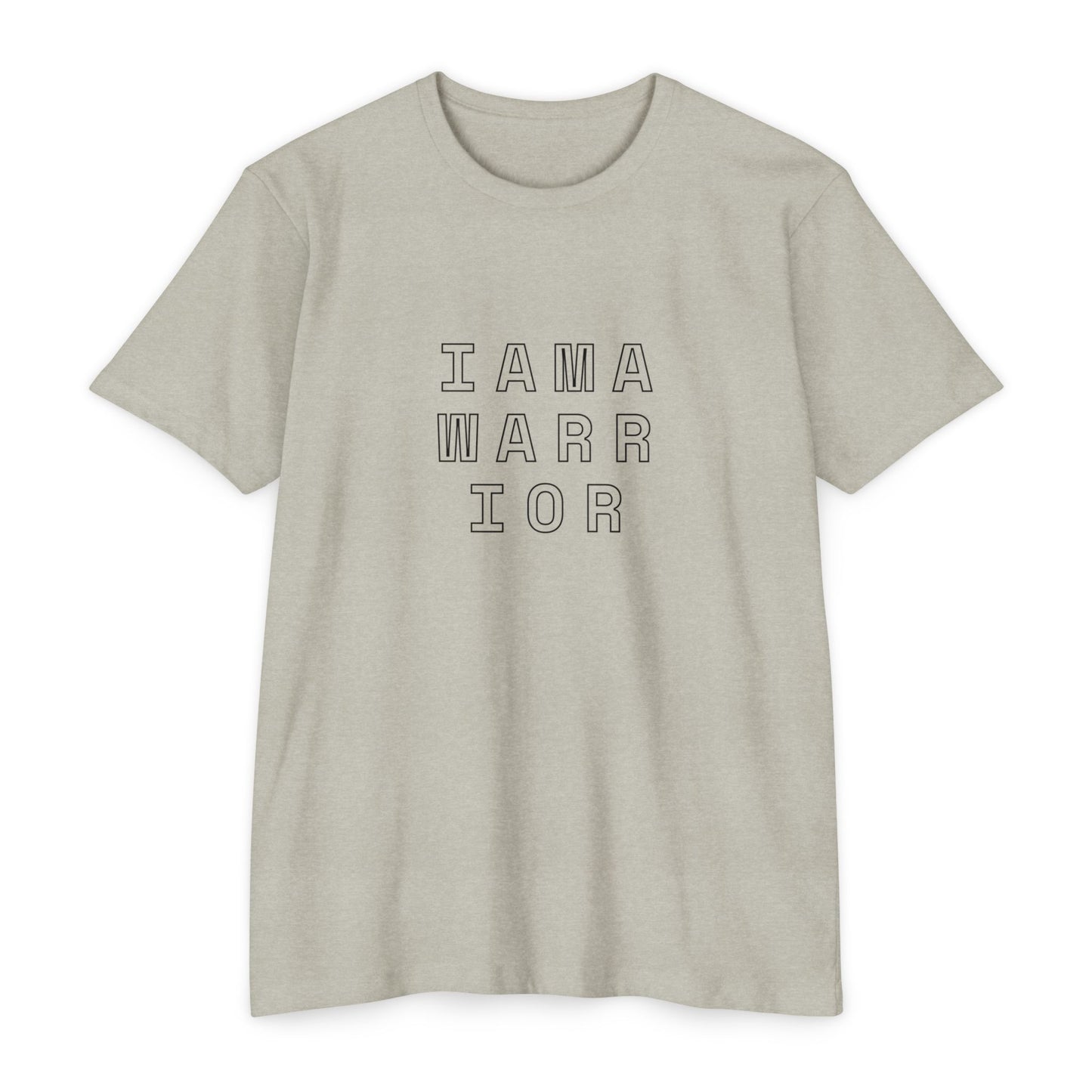 I AM A WARRIOR - Samaritan Warrior T-shirt - Angel in Back - Demo3