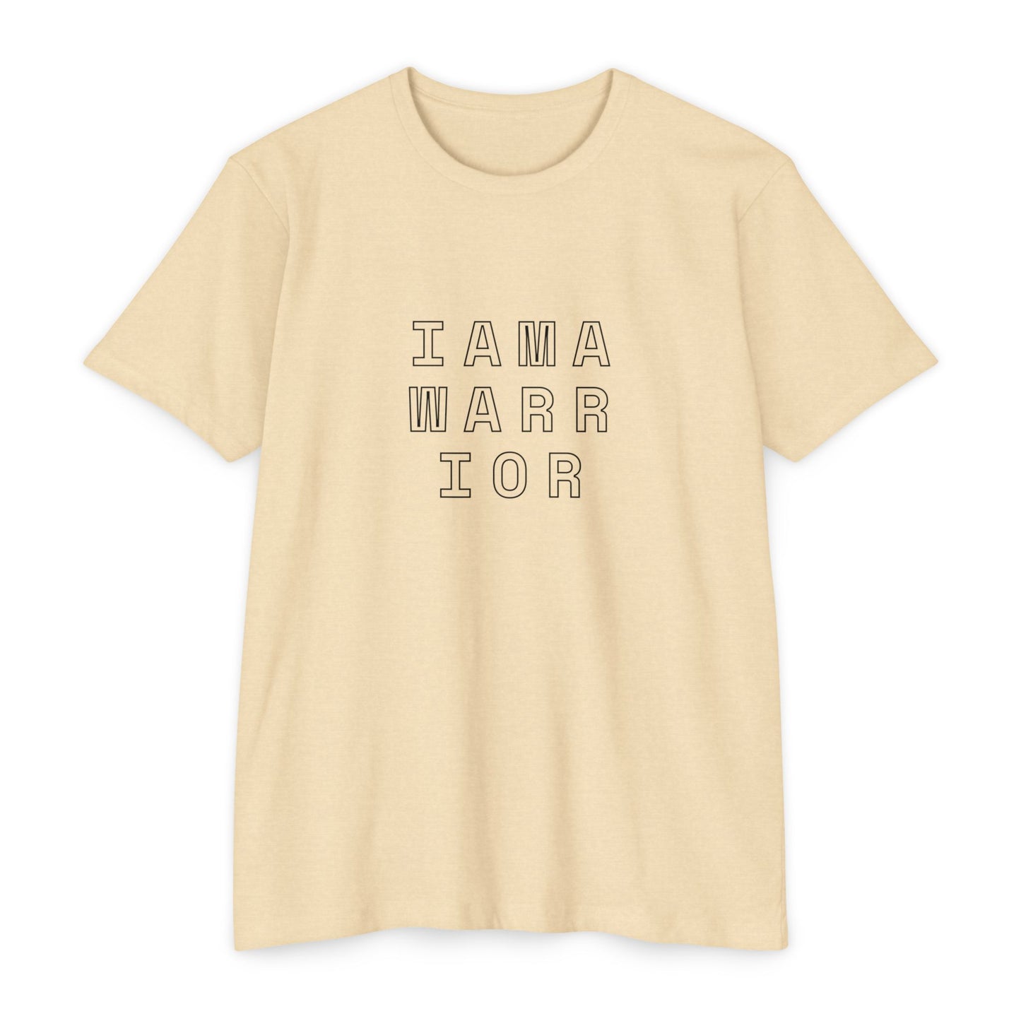 I AM A WARRIOR - Samaritan Warrior T-shirt - Angel in Back - Demo3