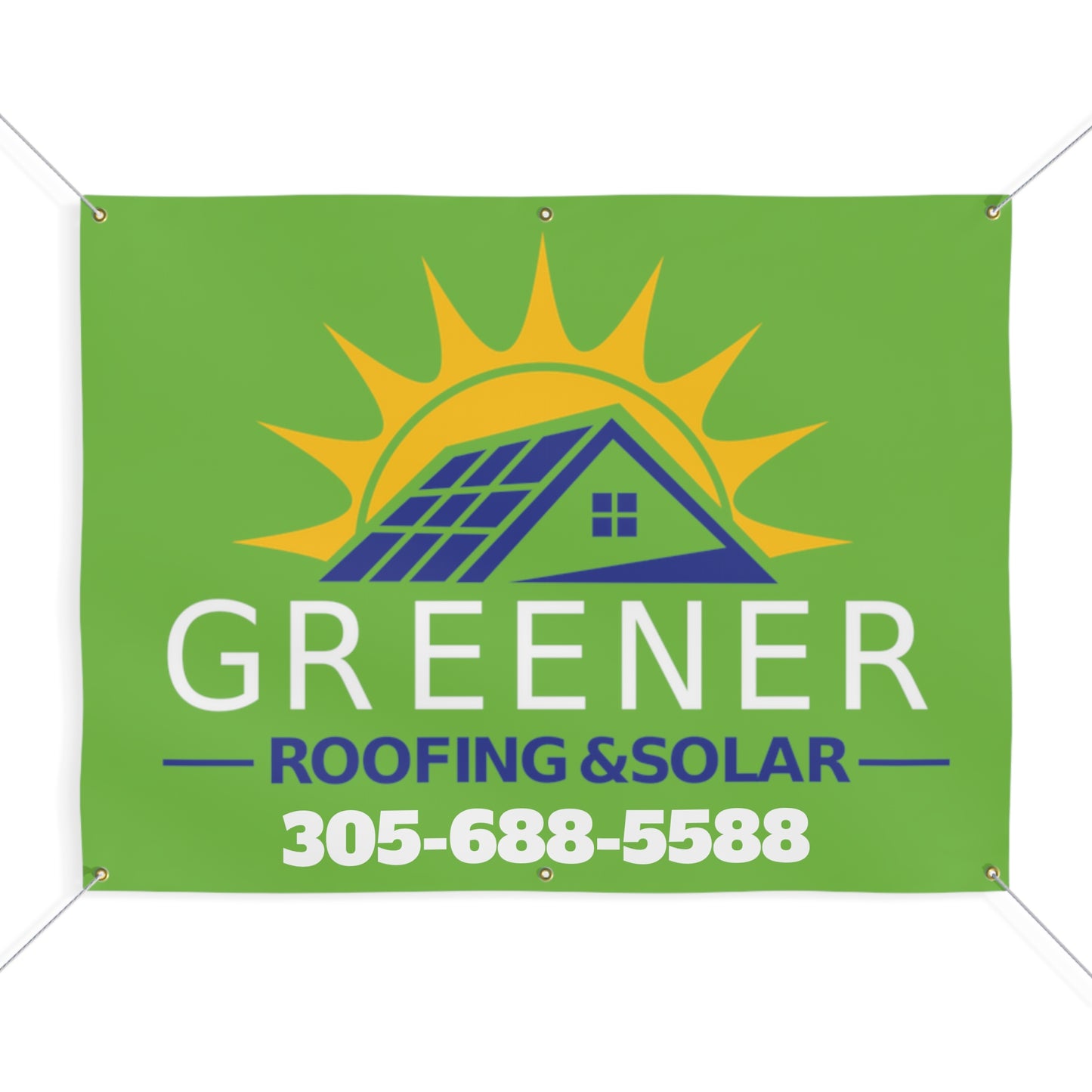Greener Roofing - Matte Banner
