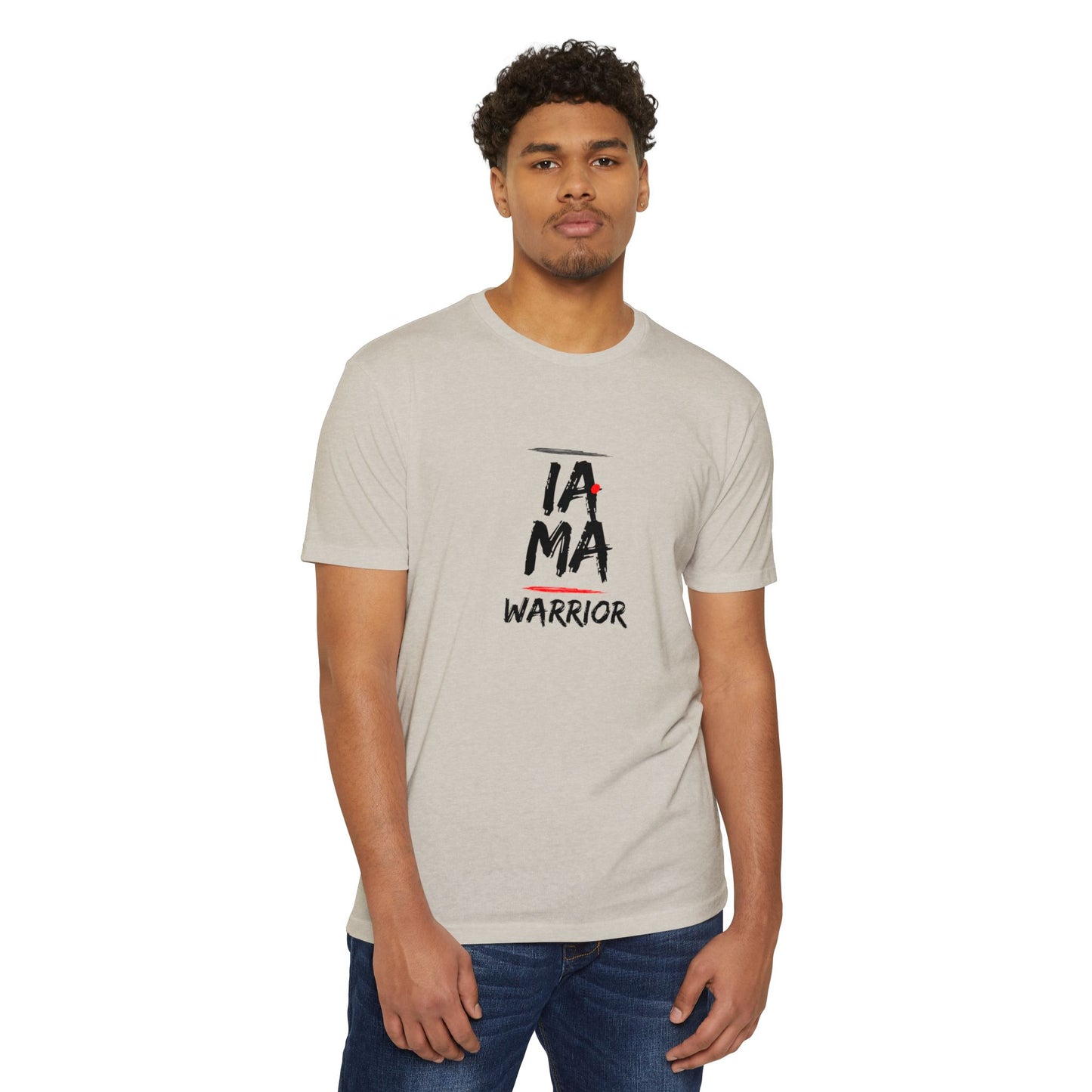 I Am A Warrior - Samaritan Warrior T-shirt - Angel in Back - Demo4