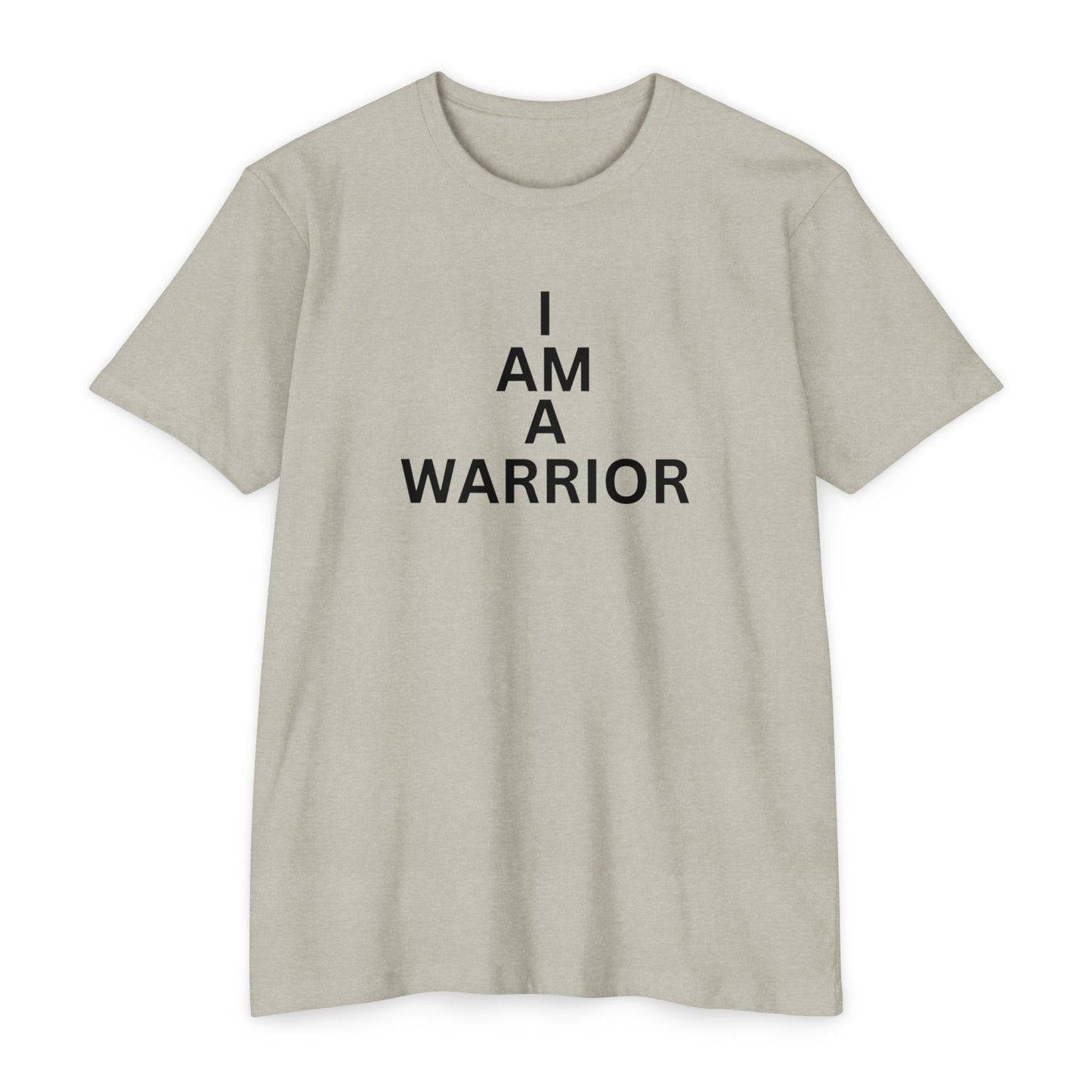 I Am A Warrior - Samaritan Warrior T-shirt - Angel in Back - Demo1