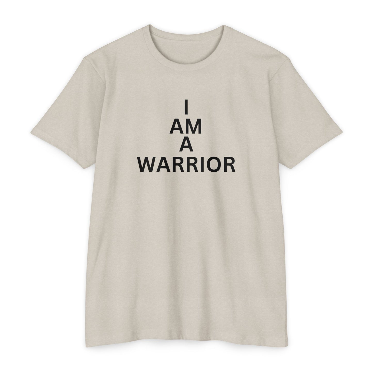 I Am A Warrior - Samaritan Warrior T-shirt - Angel in Back - Demo1