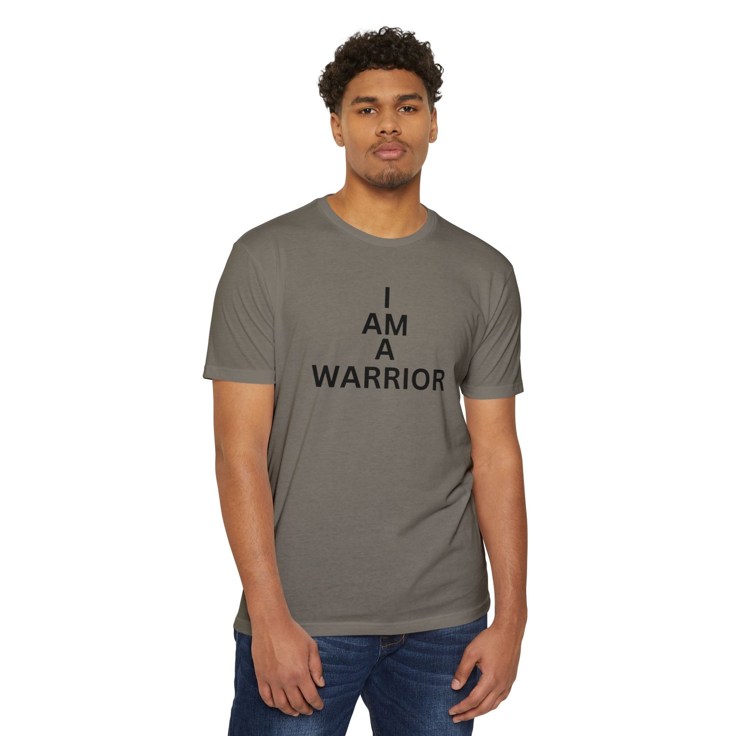 I Am A Warrior - Samaritan Warrior T-shirt - Angel in Back - Demo1
