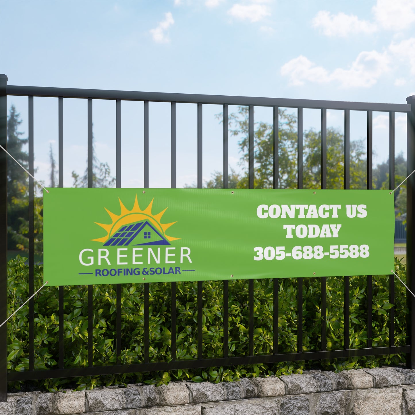 Greener Roofing - Matte Banner