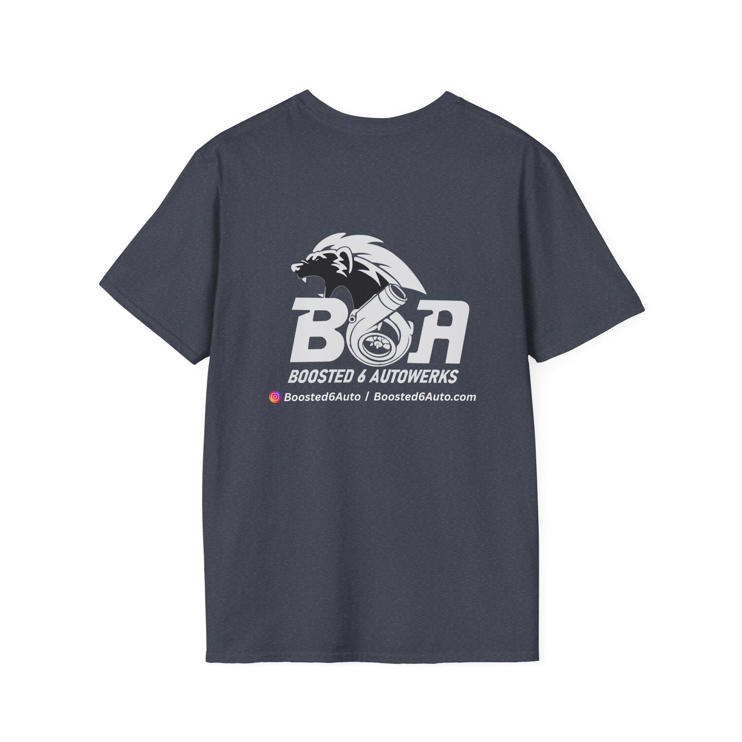Boosted6Auto Unisex T-Shirt - Trendy Car Enthusiast Apparel