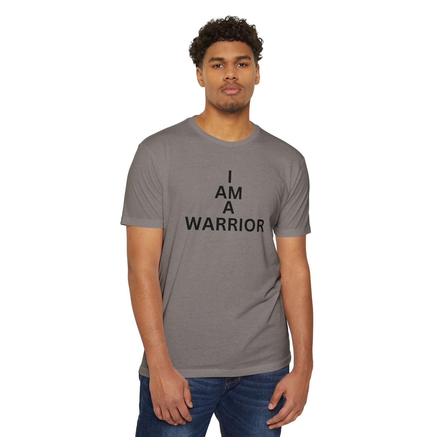 I Am A Warrior - Samaritan Warrior T-shirt - Angel in Back - Demo1