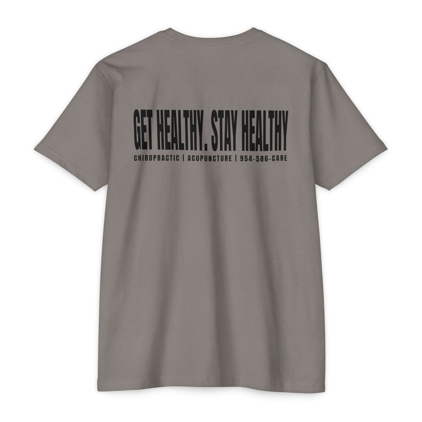 Unisex Care Wellness T-Shirt - Get Healthy, Stay Healthy Design