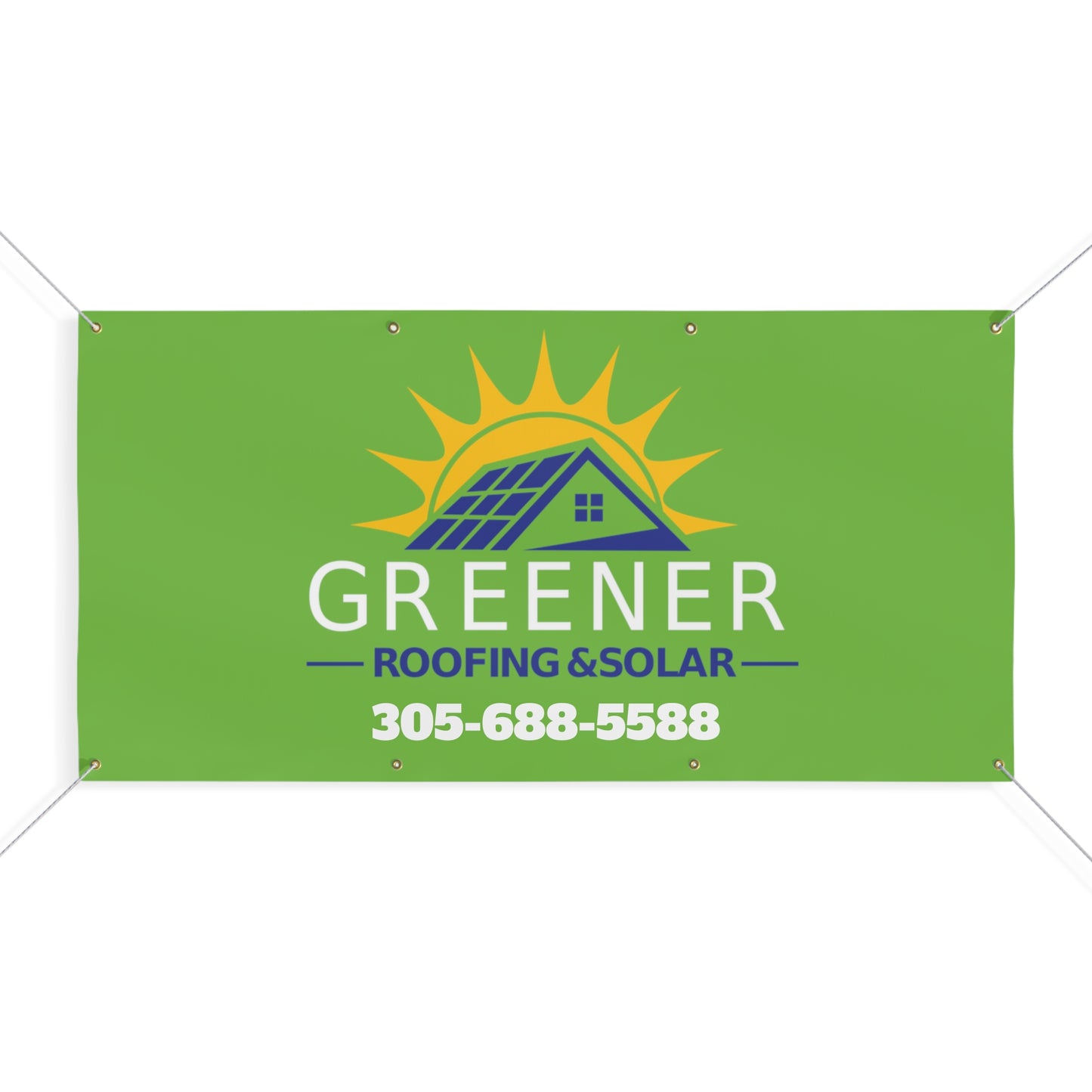 Greener Roofing - Matte Banner