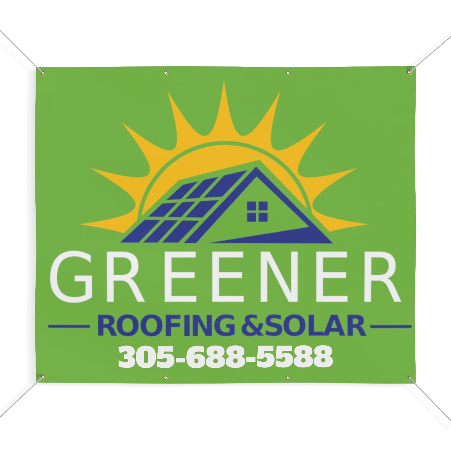 Greener Roofing - Matte Banner