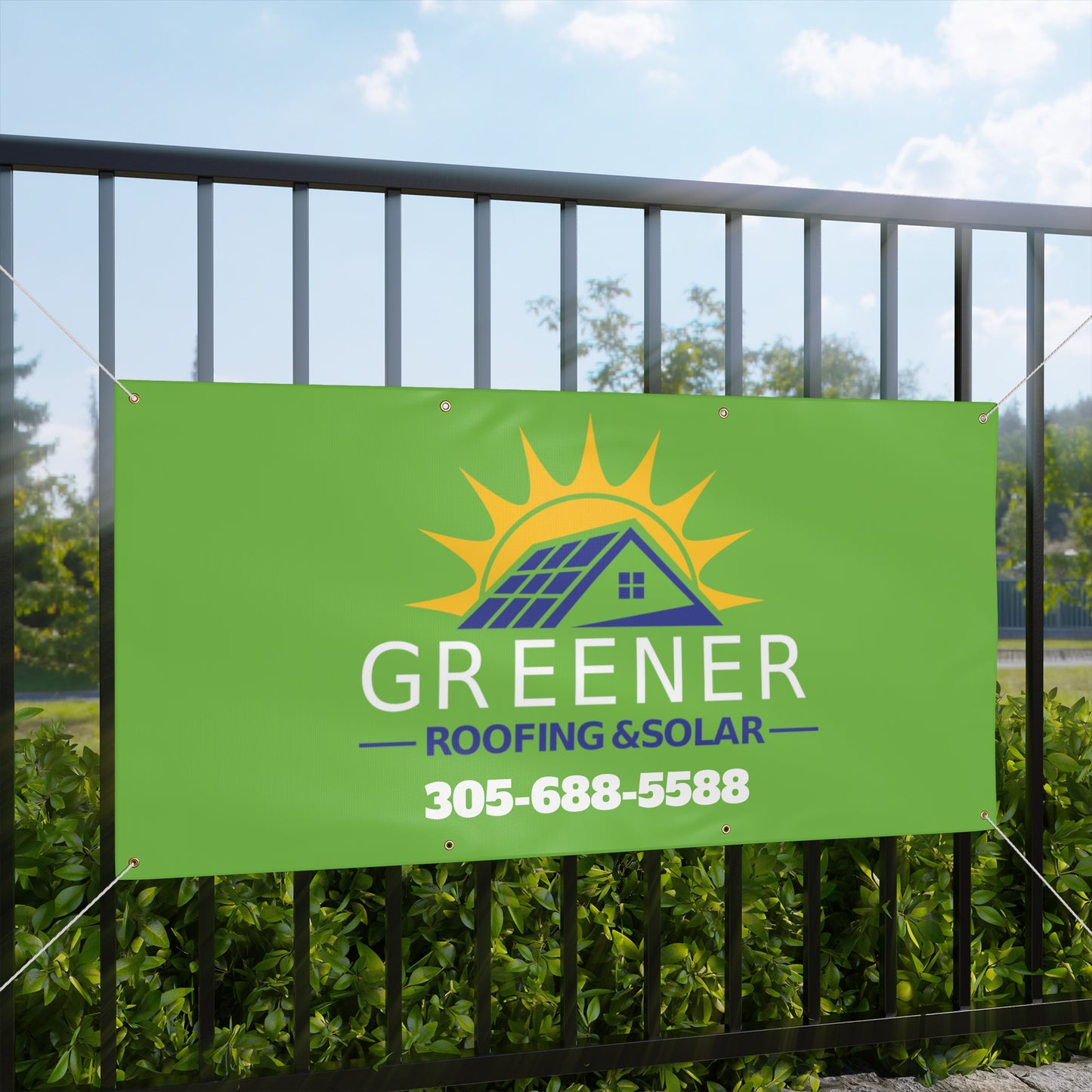 Greener Roofing - Matte Banner