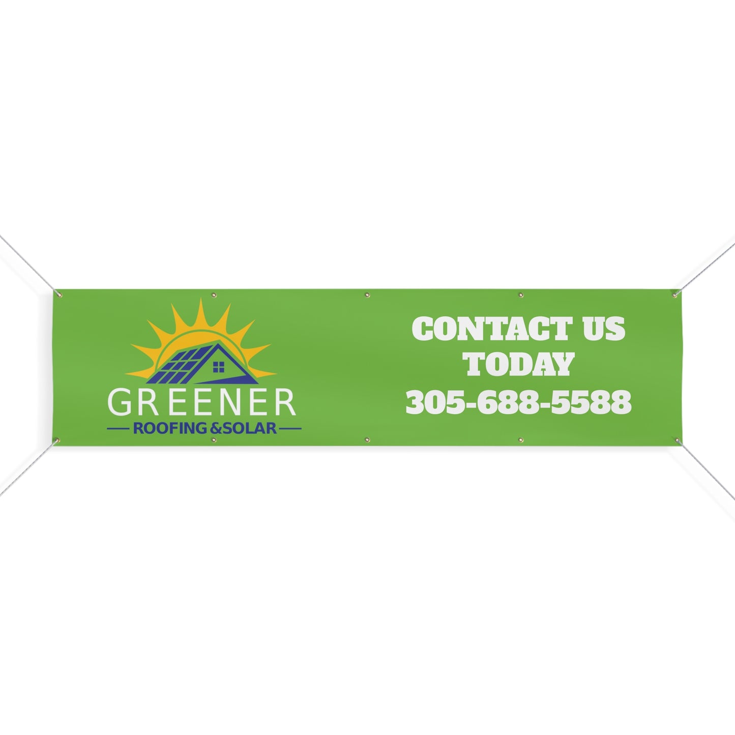 Greener Roofing - Matte Banner