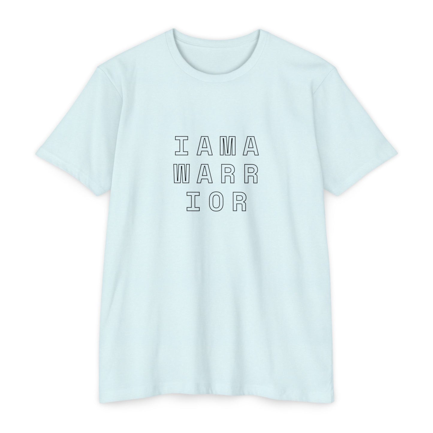 I AM A WARRIOR - Samaritan Warrior T-shirt - Angel in Back - Demo3