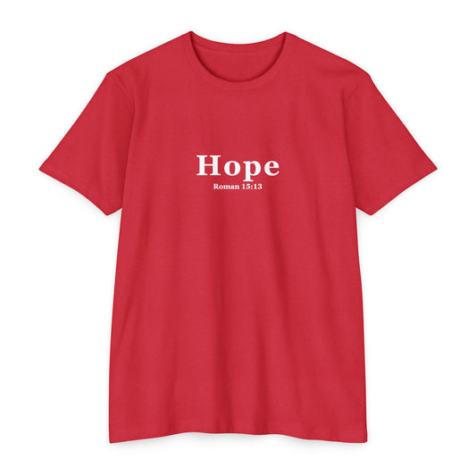 Forged by Faith - Hope Unisex Christmas T-Shirt Romans 15:13