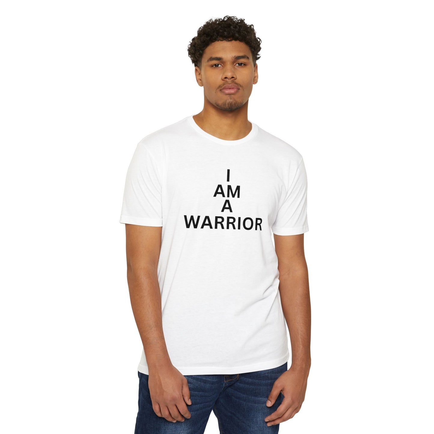 I Am A Warrior - Samaritan Warrior T-shirt - Angel in Back - Demo1