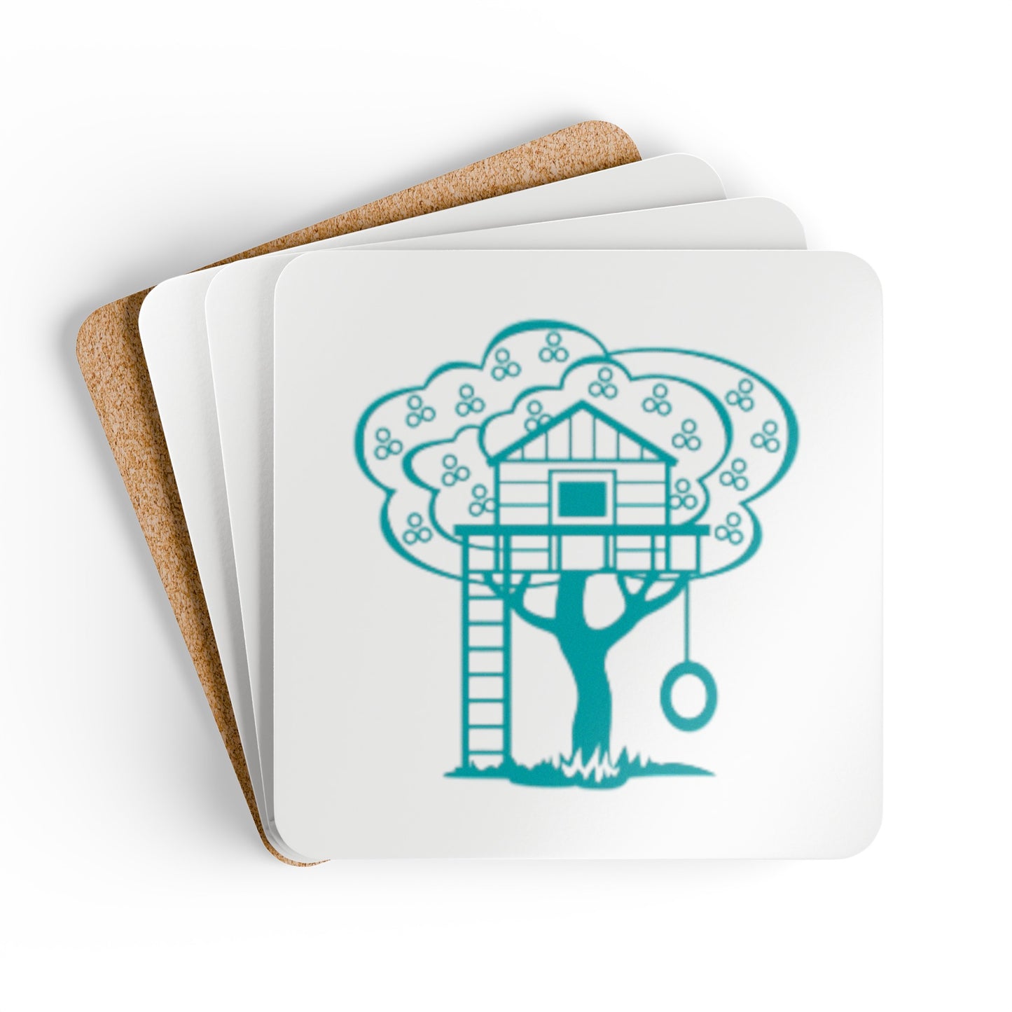 KONEKT CLUB - Corkwood Coaster Set