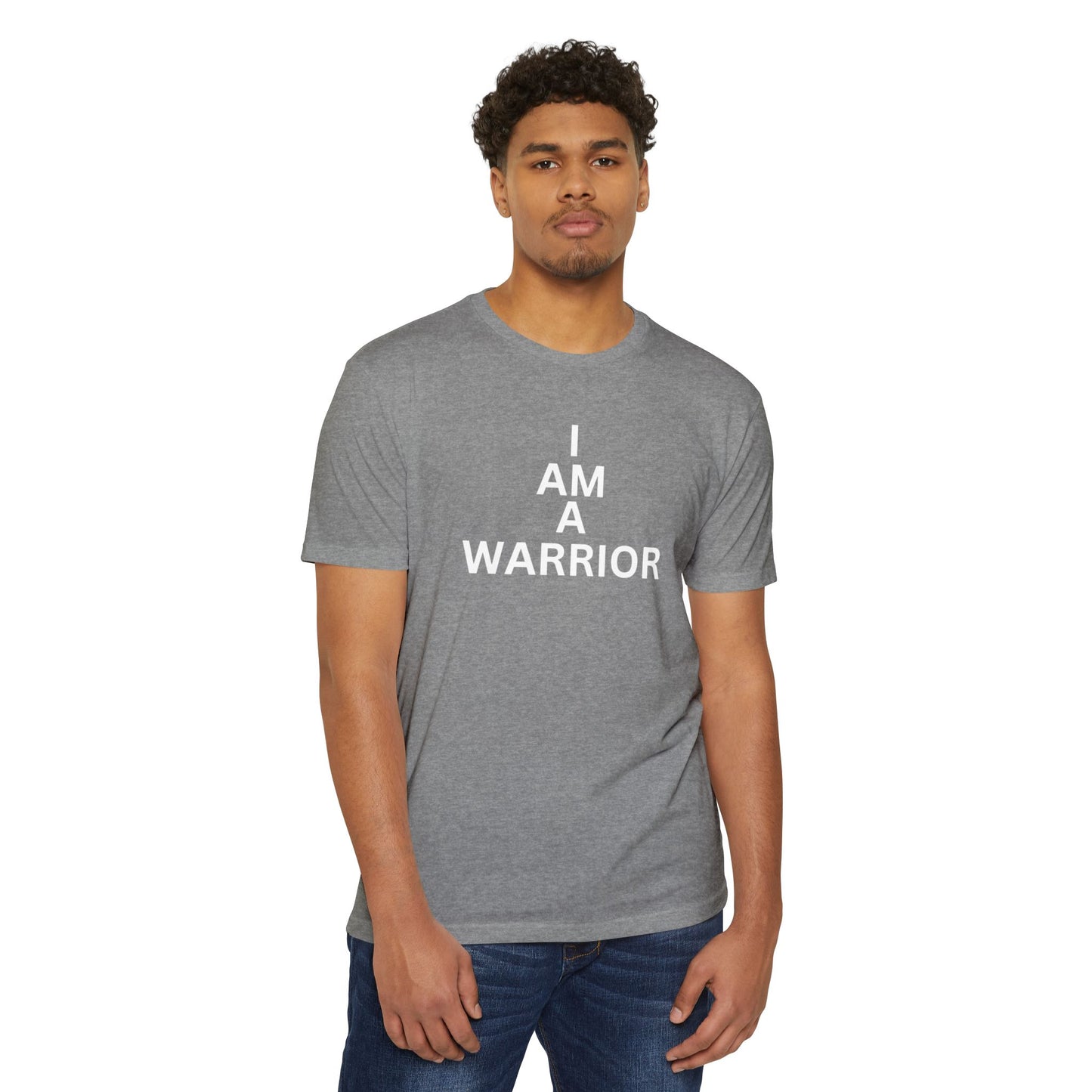 I Am A Warrior - Samaritan Warrior T-shirt - Angel in Back - Demo1