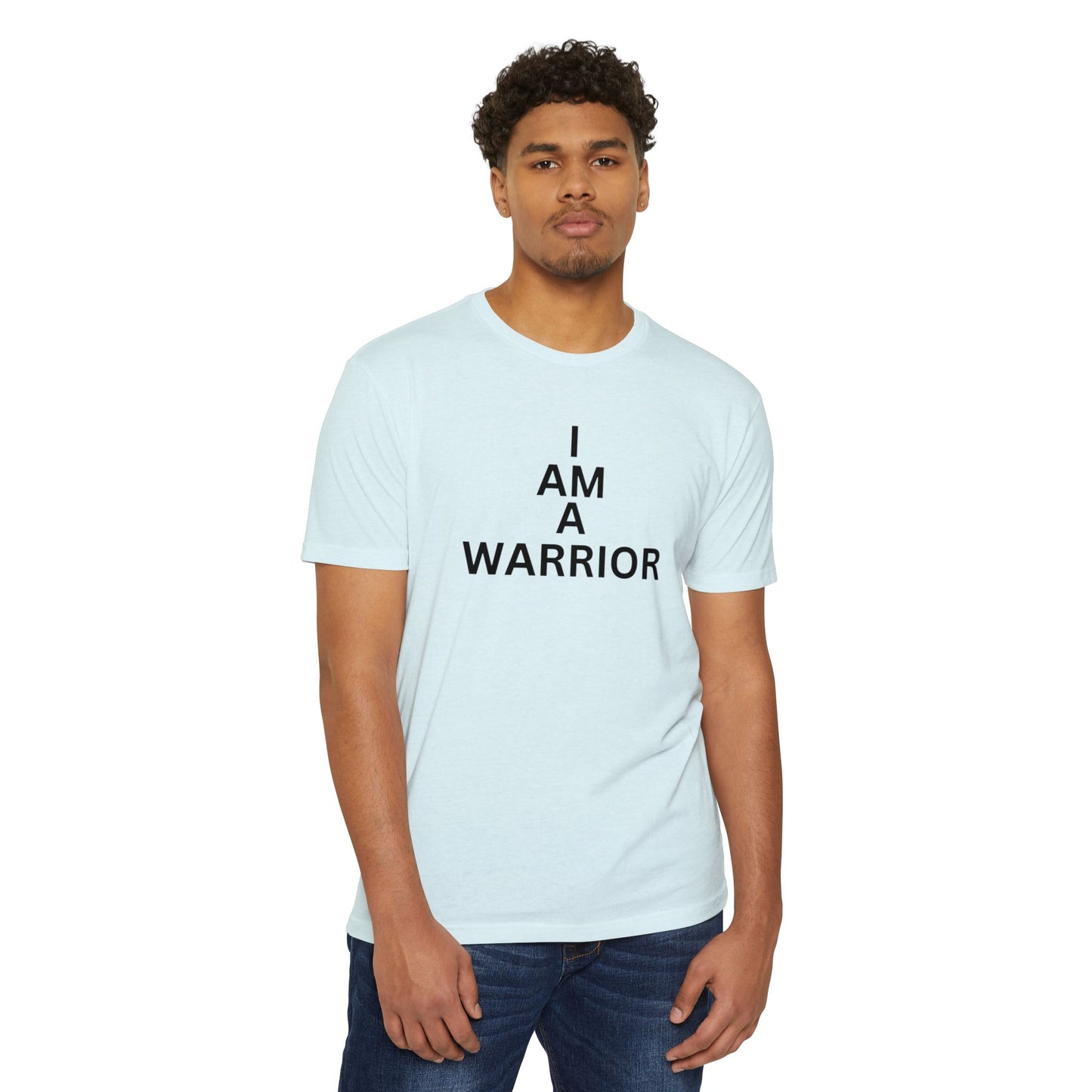 I Am A Warrior - Samaritan Warrior T-shirt - Angel in Back - Demo1