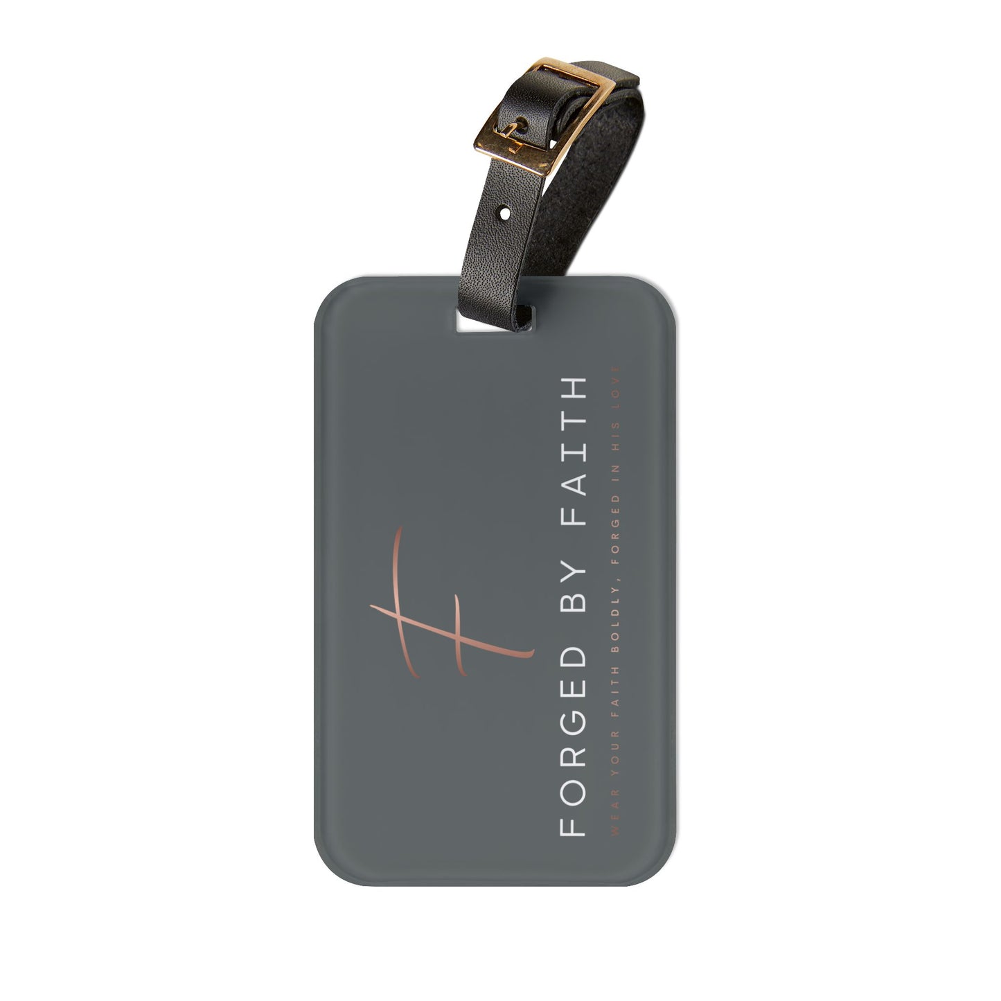 Lightweight Acrylic Luggage Tag with Business Card Insert