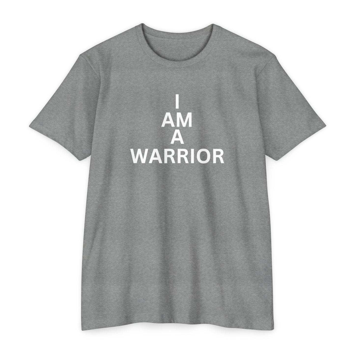 I Am A Warrior - Samaritan Warrior T-shirt - Angel in Back - Demo1