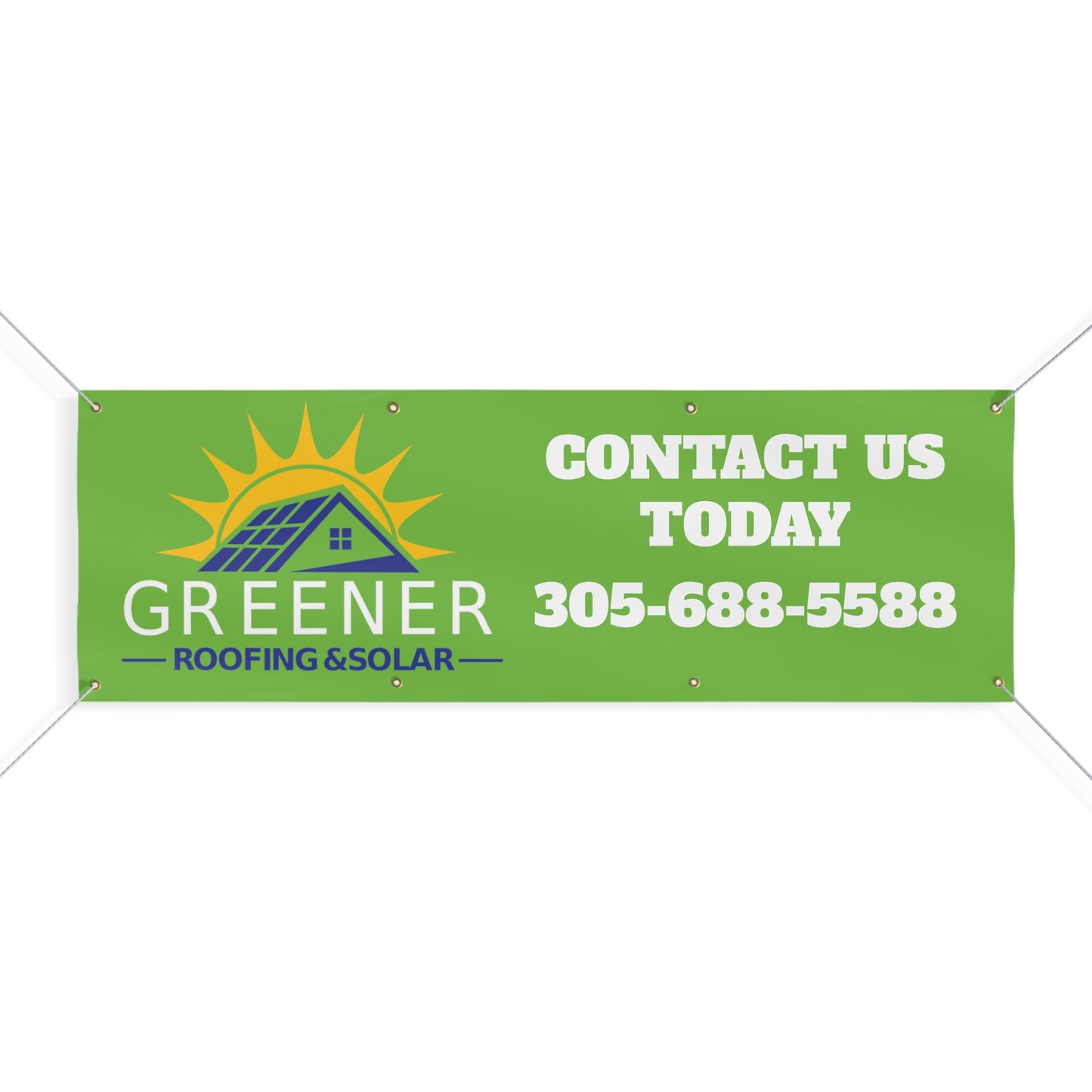 Greener Roofing - Matte Banner