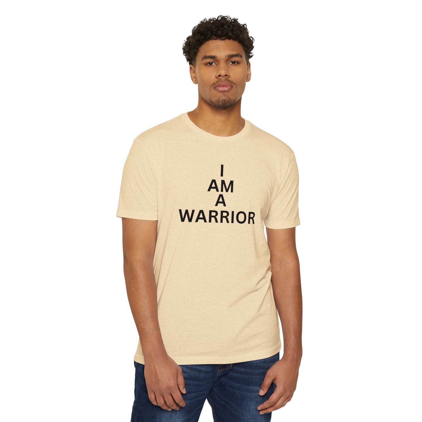 I Am A Warrior - Samaritan Warrior T-shirt - Angel in Back - Demo1