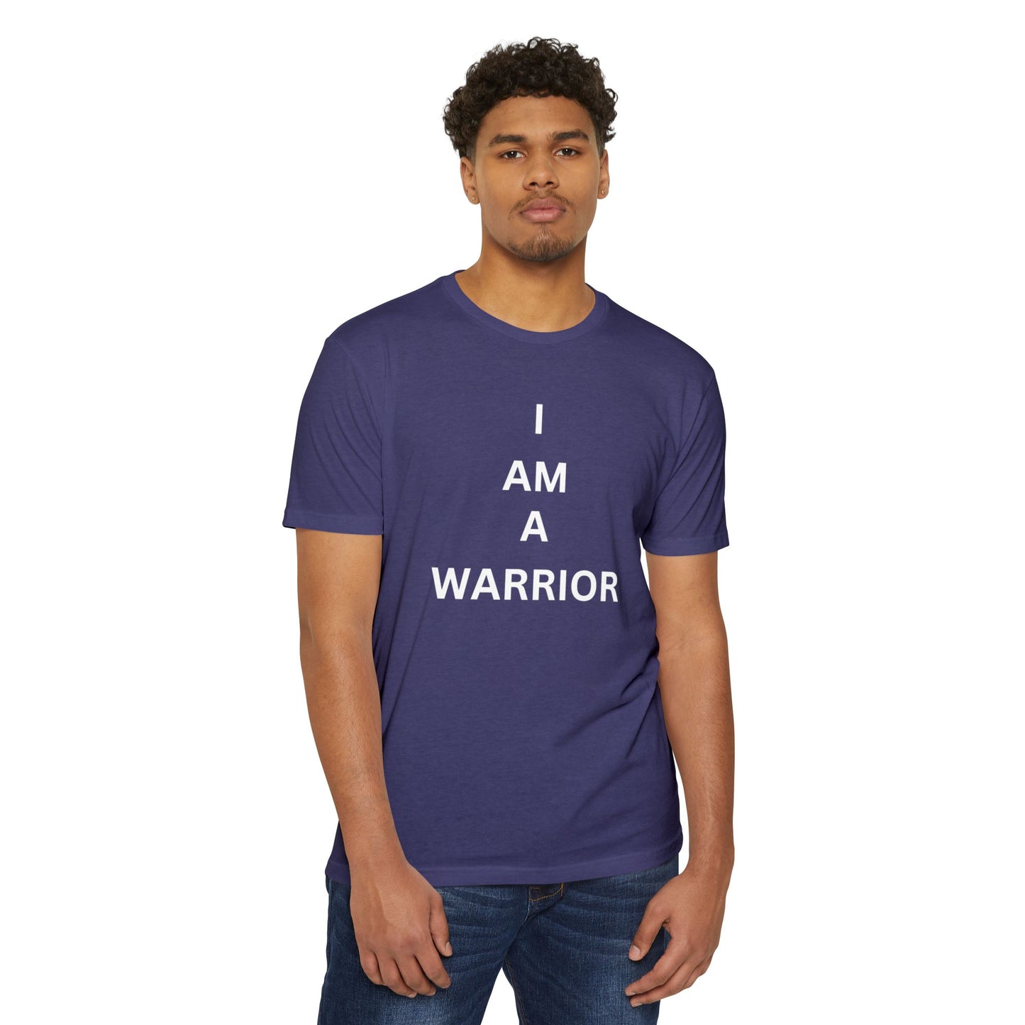 I AM A WARRIOR - Samaritan Warrior T-shirt - Angel in Back Demo2