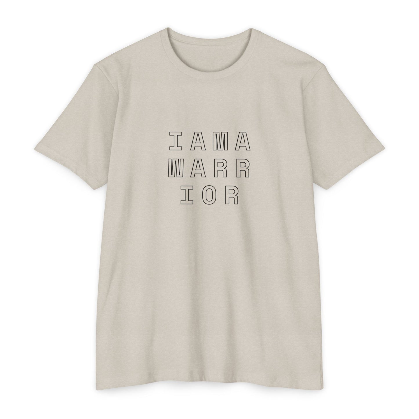 I AM A WARRIOR - Samaritan Warrior T-shirt - Angel in Back - Demo3