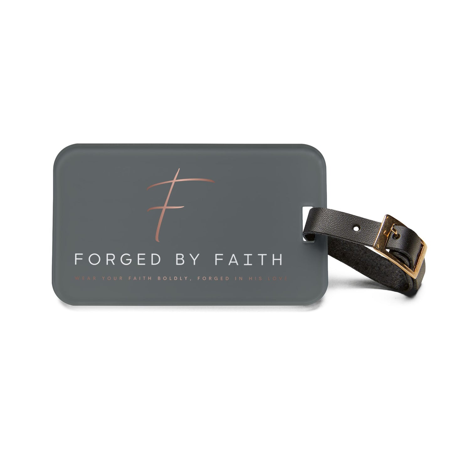 Lightweight Acrylic Luggage Tag with Business Card Insert