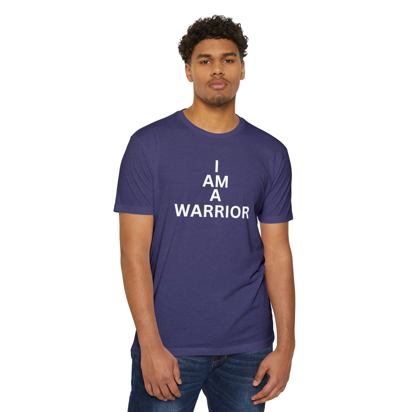 I Am A Warrior - Samaritan Warrior T-shirt - Angel in Back - Demo1