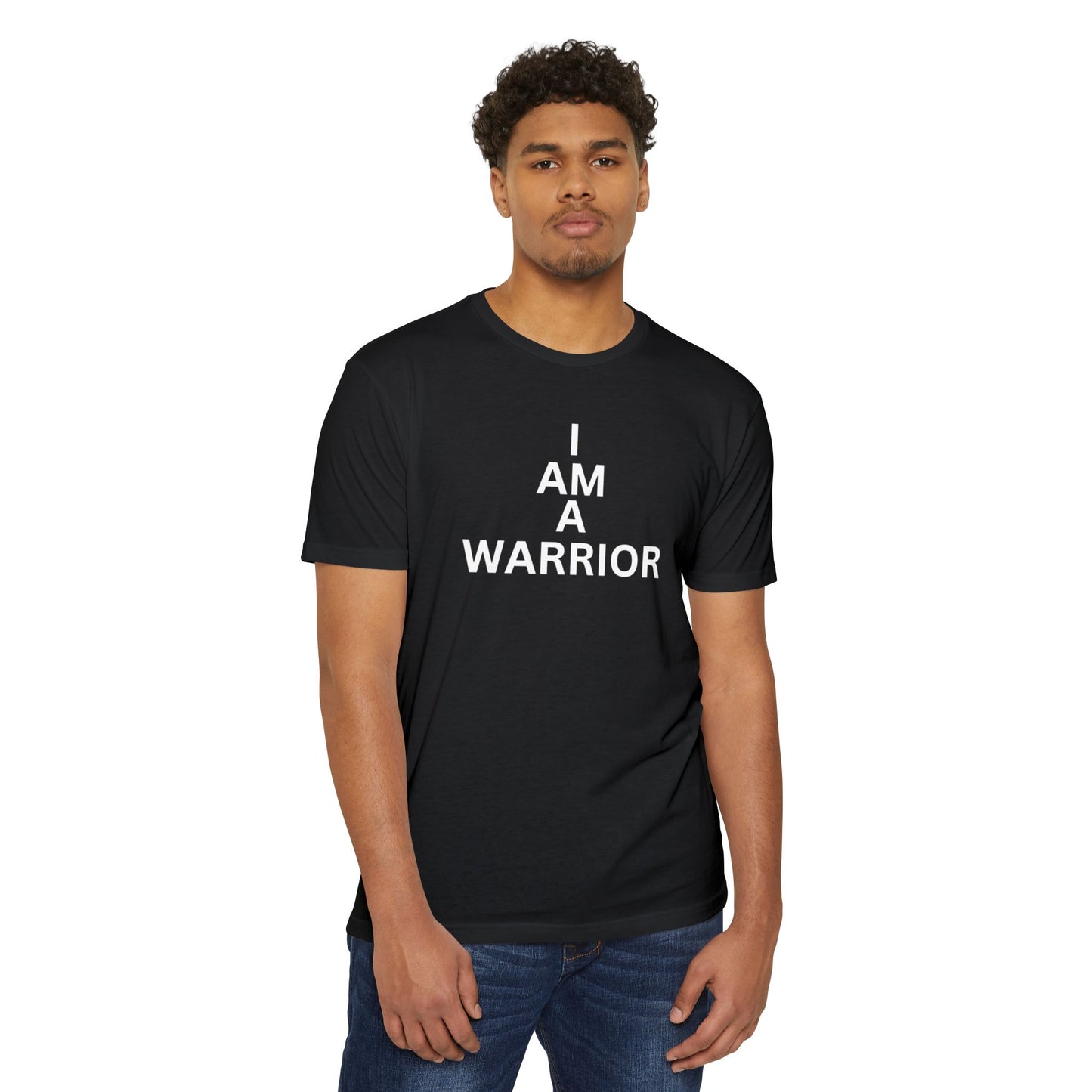 I Am A Warrior - Samaritan Warrior T-shirt - Angel in Back - Demo1