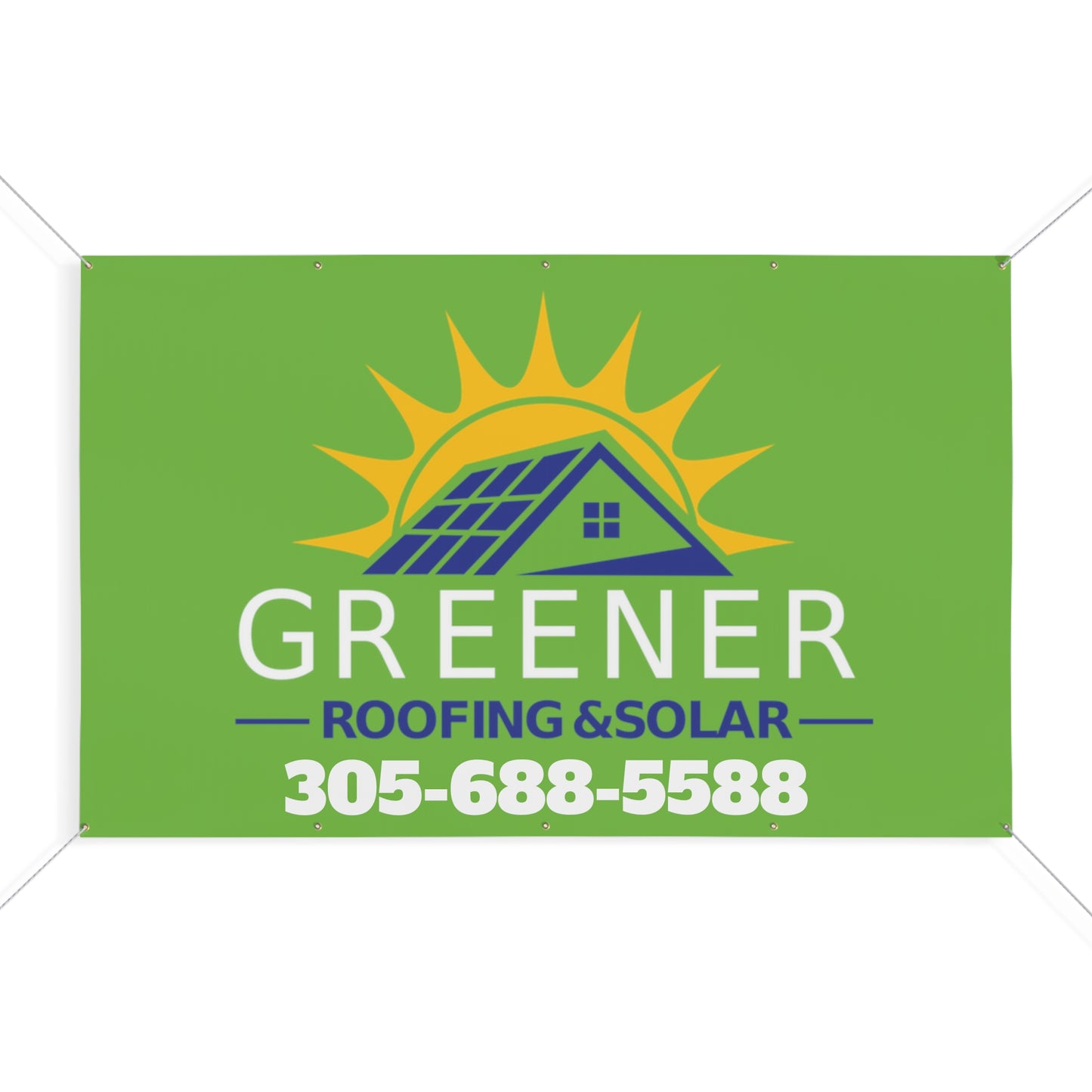 Greener Roofing - Matte Banner