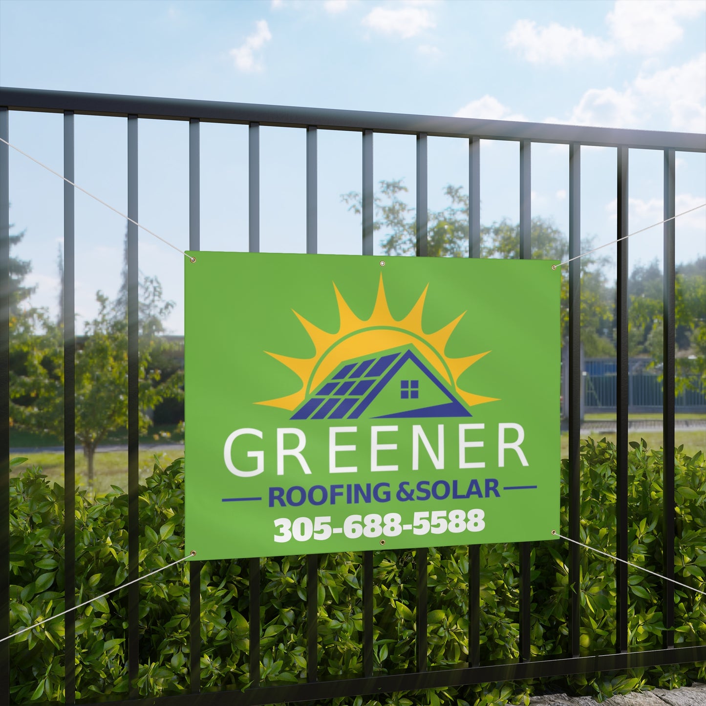 Greener Roofing - Matte Banner