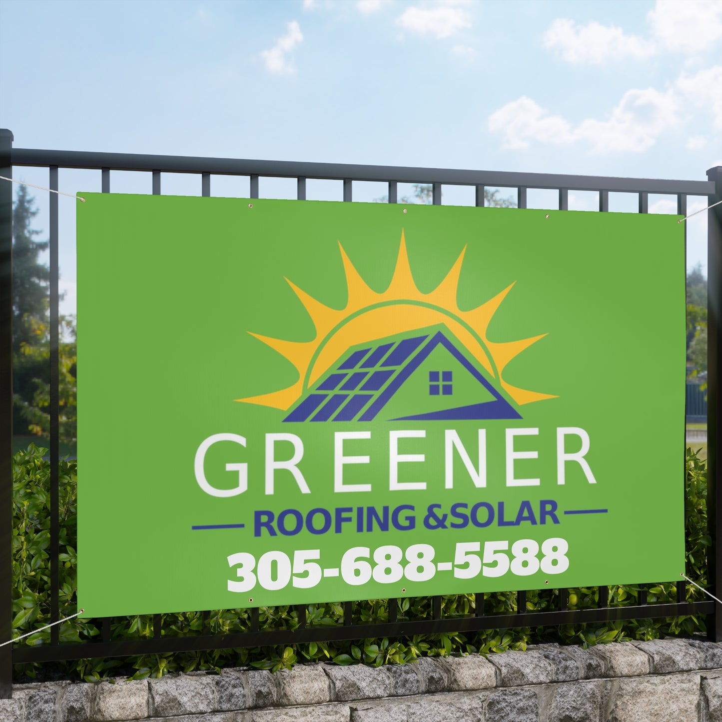 Greener Roofing - Matte Banner