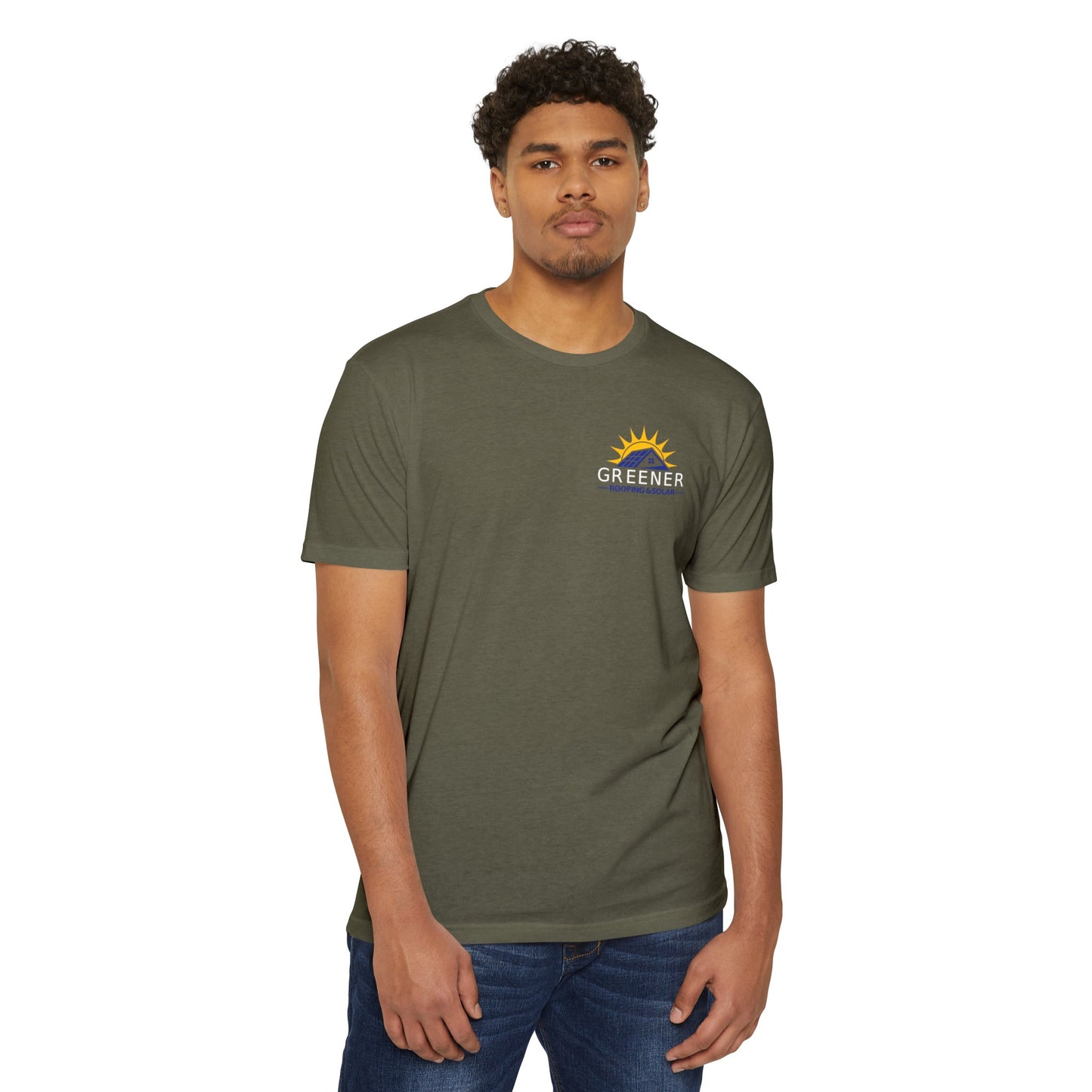 Greener Roofing - I Love Roofing (Green) Shirt