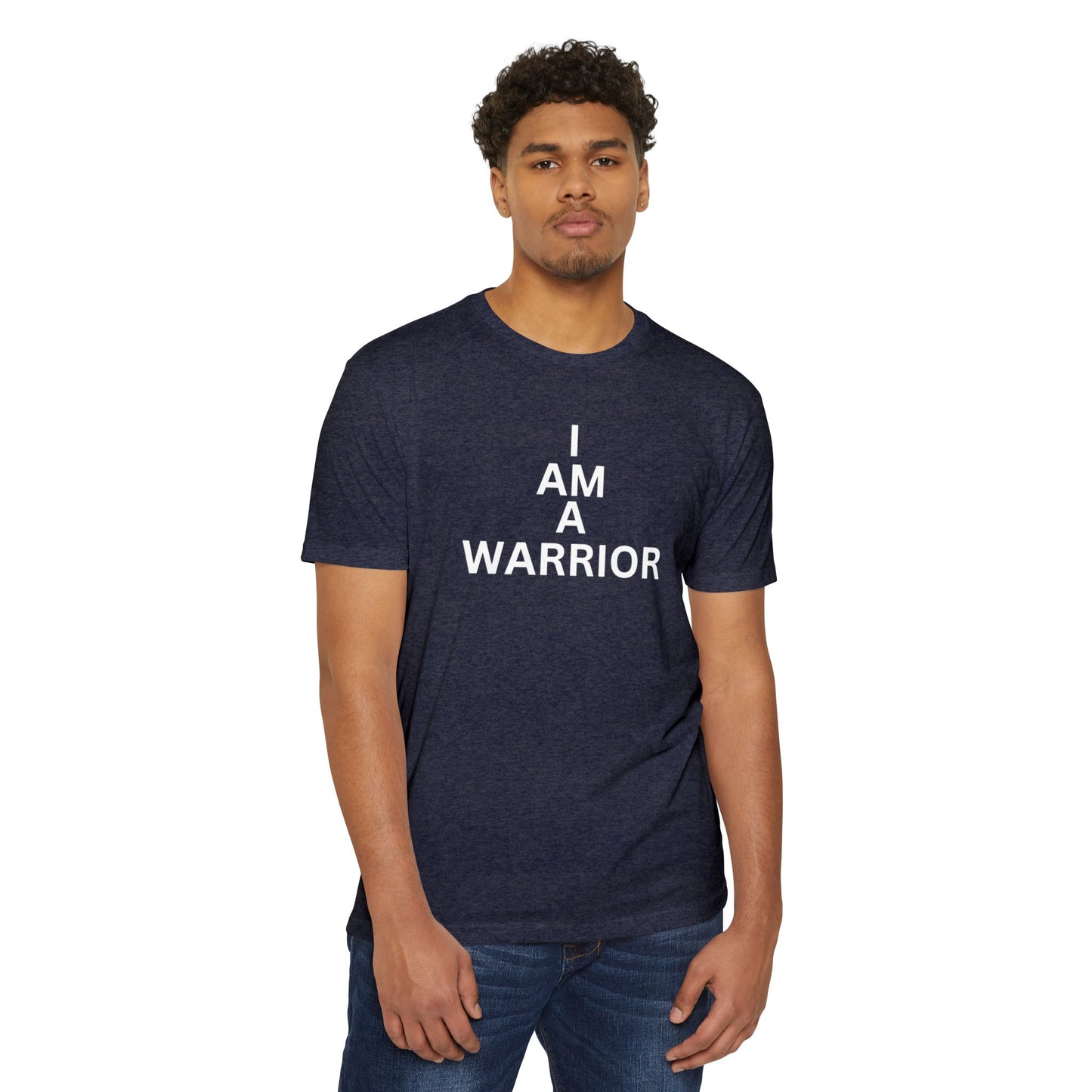 I Am A Warrior - Samaritan Warrior T-shirt - Angel in Back - Demo1