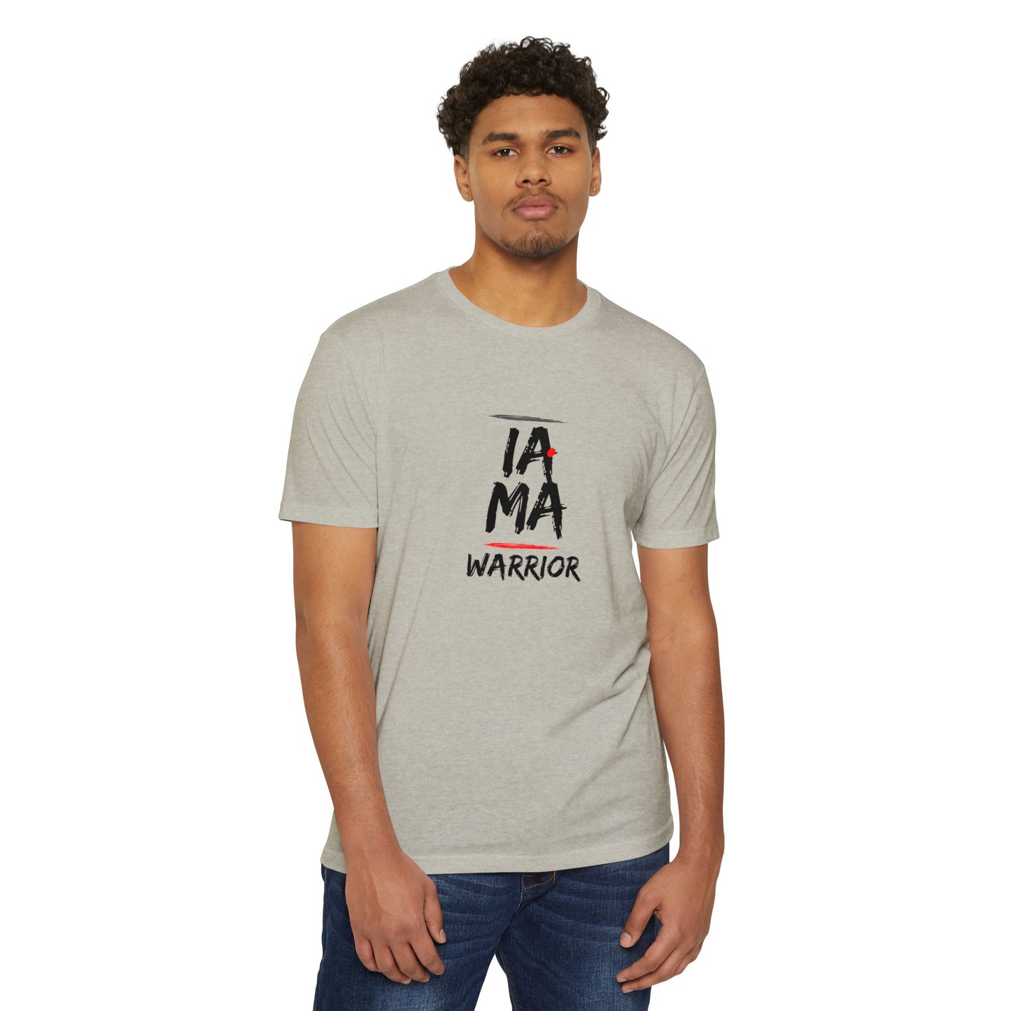 I Am A Warrior - Samaritan Warrior T-shirt - Angel in Back - Demo4