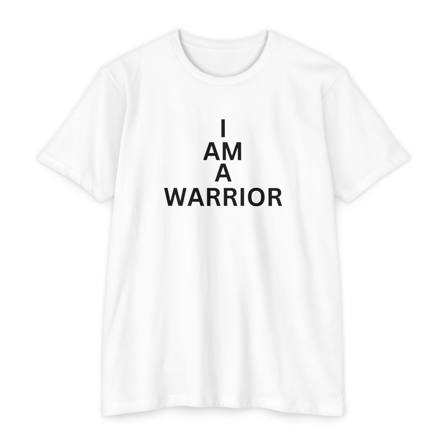 I Am A Warrior - Samaritan Warrior T-shirt - Angel in Back - Demo1