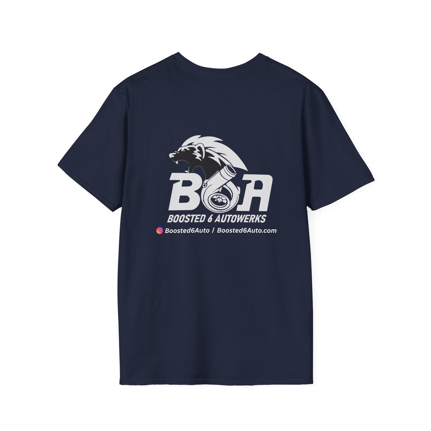 Boosted6Auto Unisex T-Shirt - Trendy Car Enthusiast Apparel