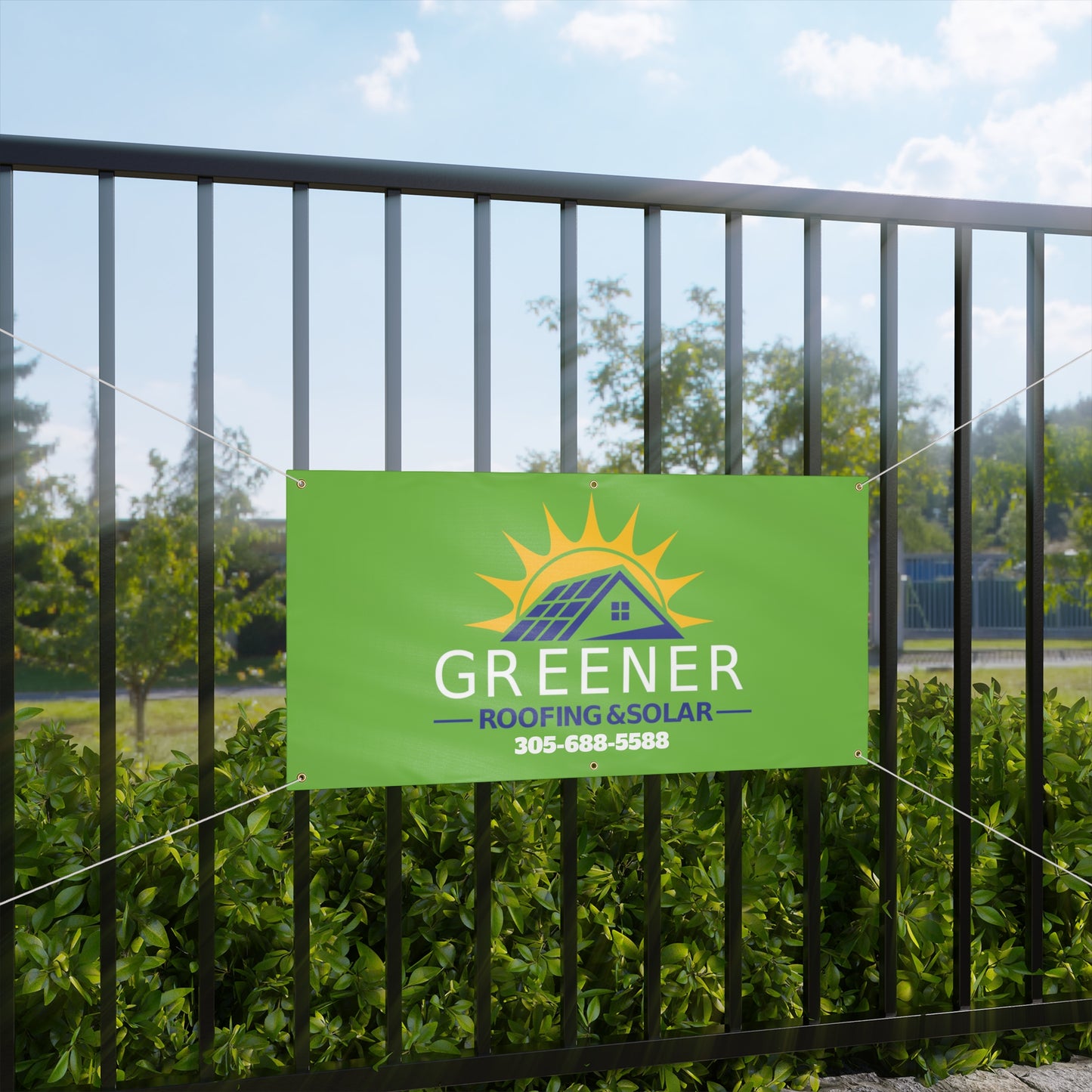 Greener Roofing - Matte Banner
