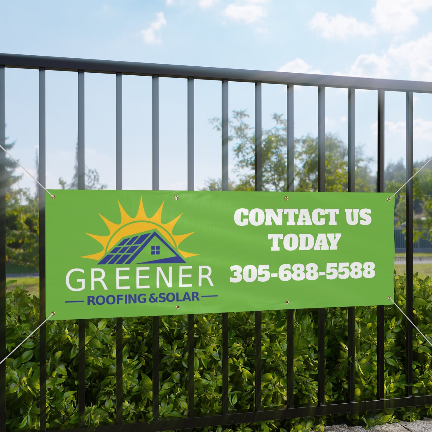 Greener Roofing - Matte Banner