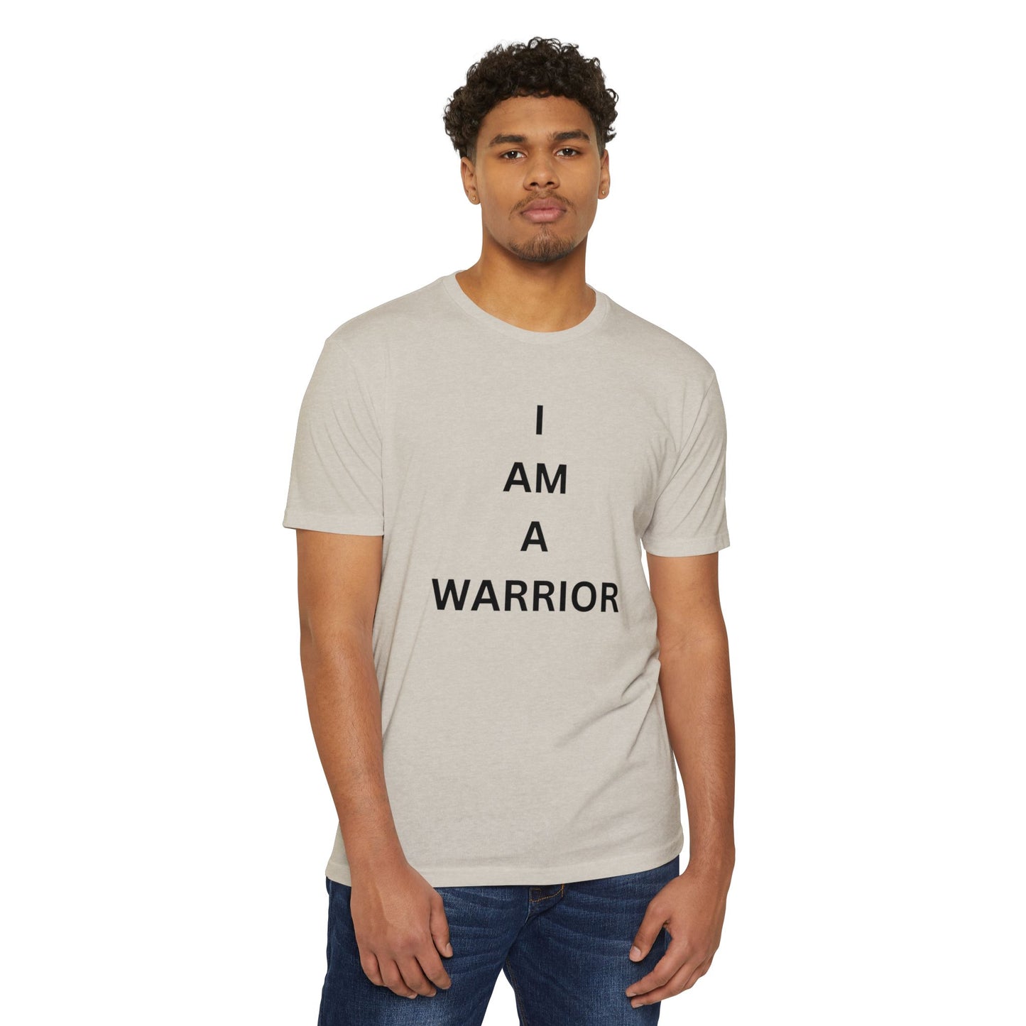 I AM A WARRIOR - Samaritan Warrior T-shirt - Angel in Back Demo2