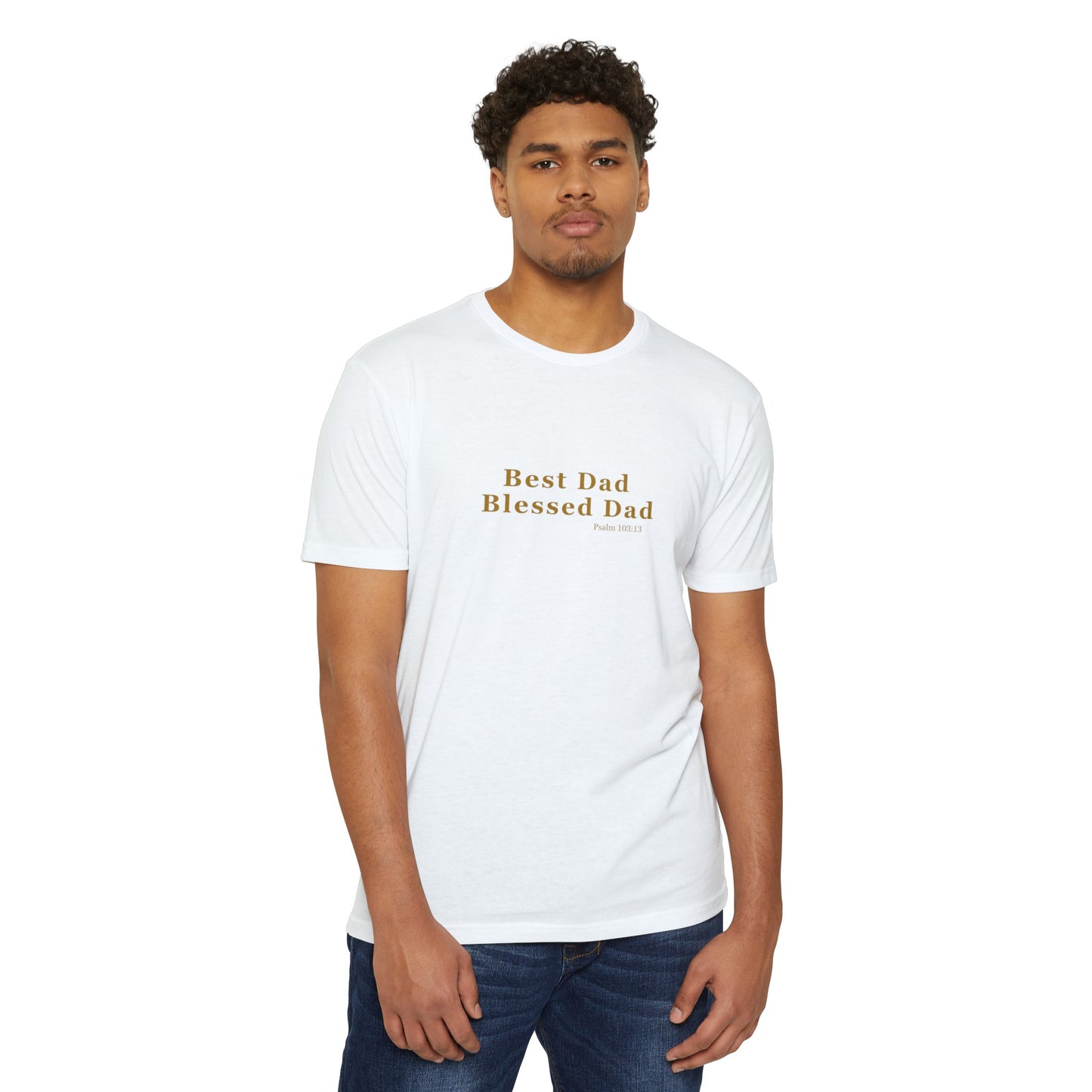 Best Dad Blessed Dad "Psalm 103:13" T-Shirt