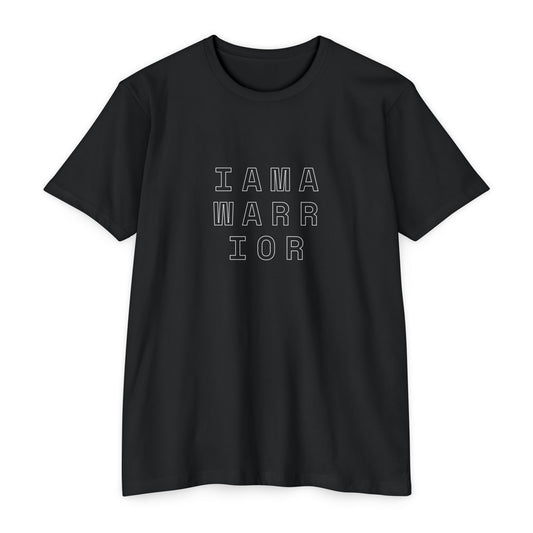 I AM A WARRIOR -  Samaritan Warrior T-shirt - Angel in Back - Demo3